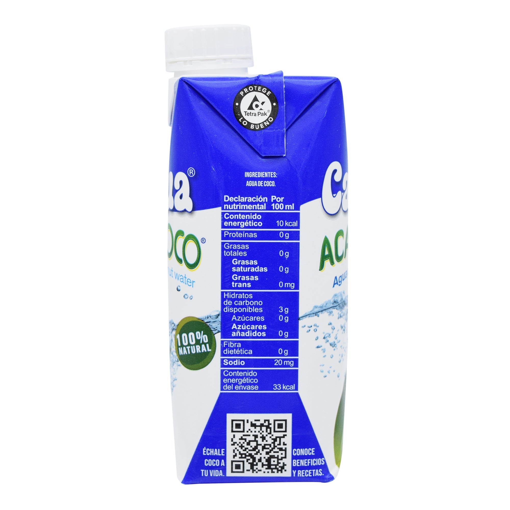 Agua De Coco Natural 330 Ml