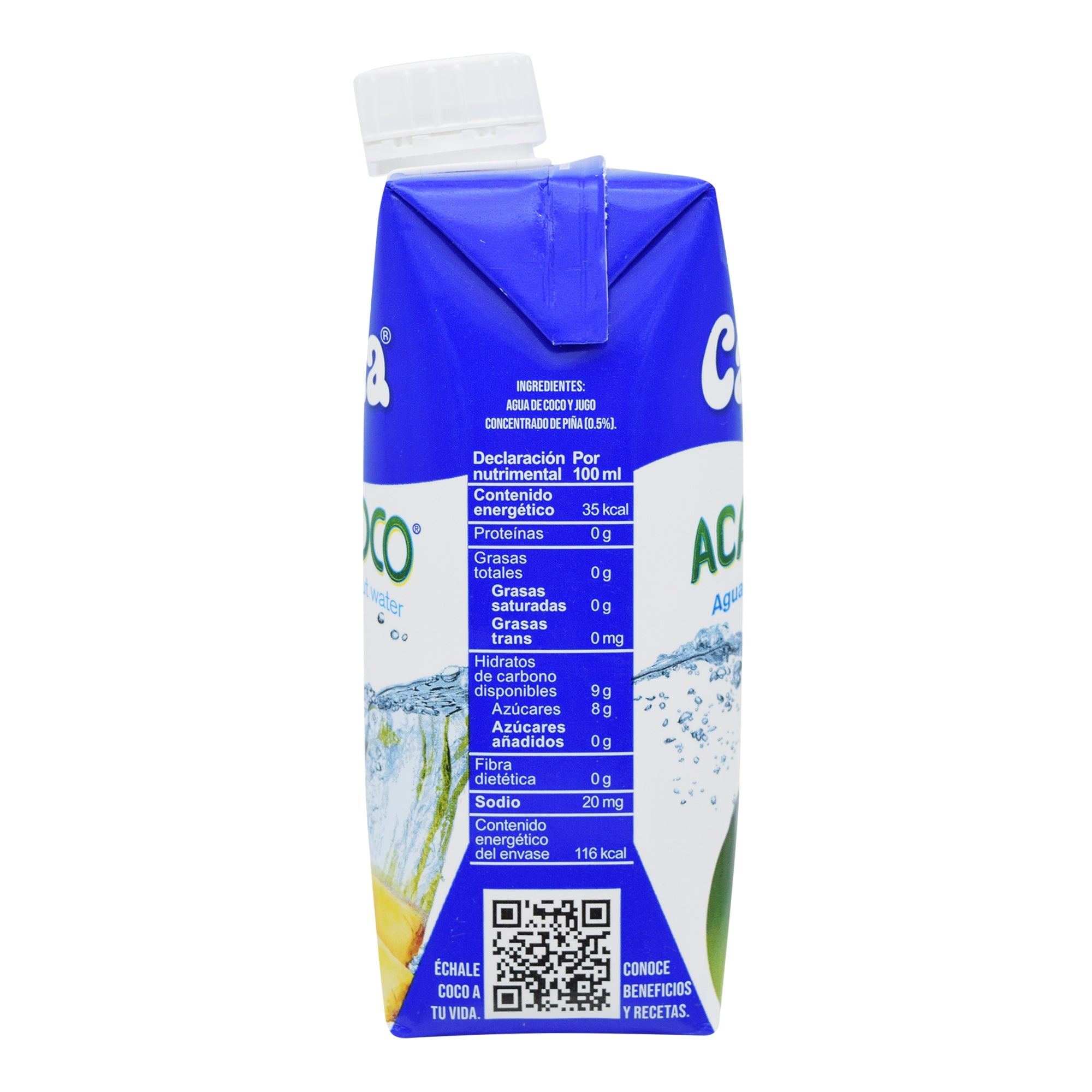 Agua De Coco Pina 330 Ml