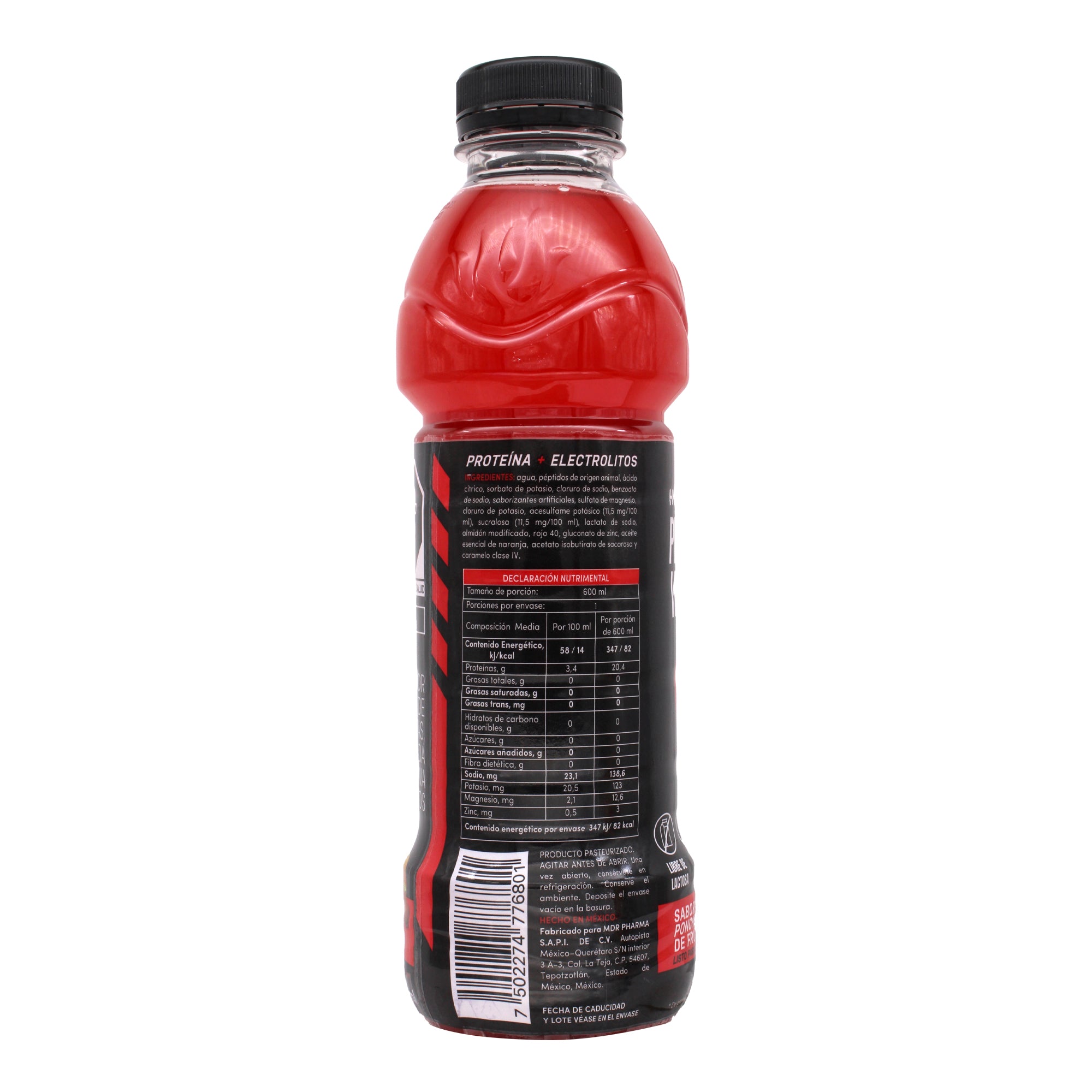 Hydrashot Protein Water 20 G Varios Sabores 600 Ml (CAJA 18)