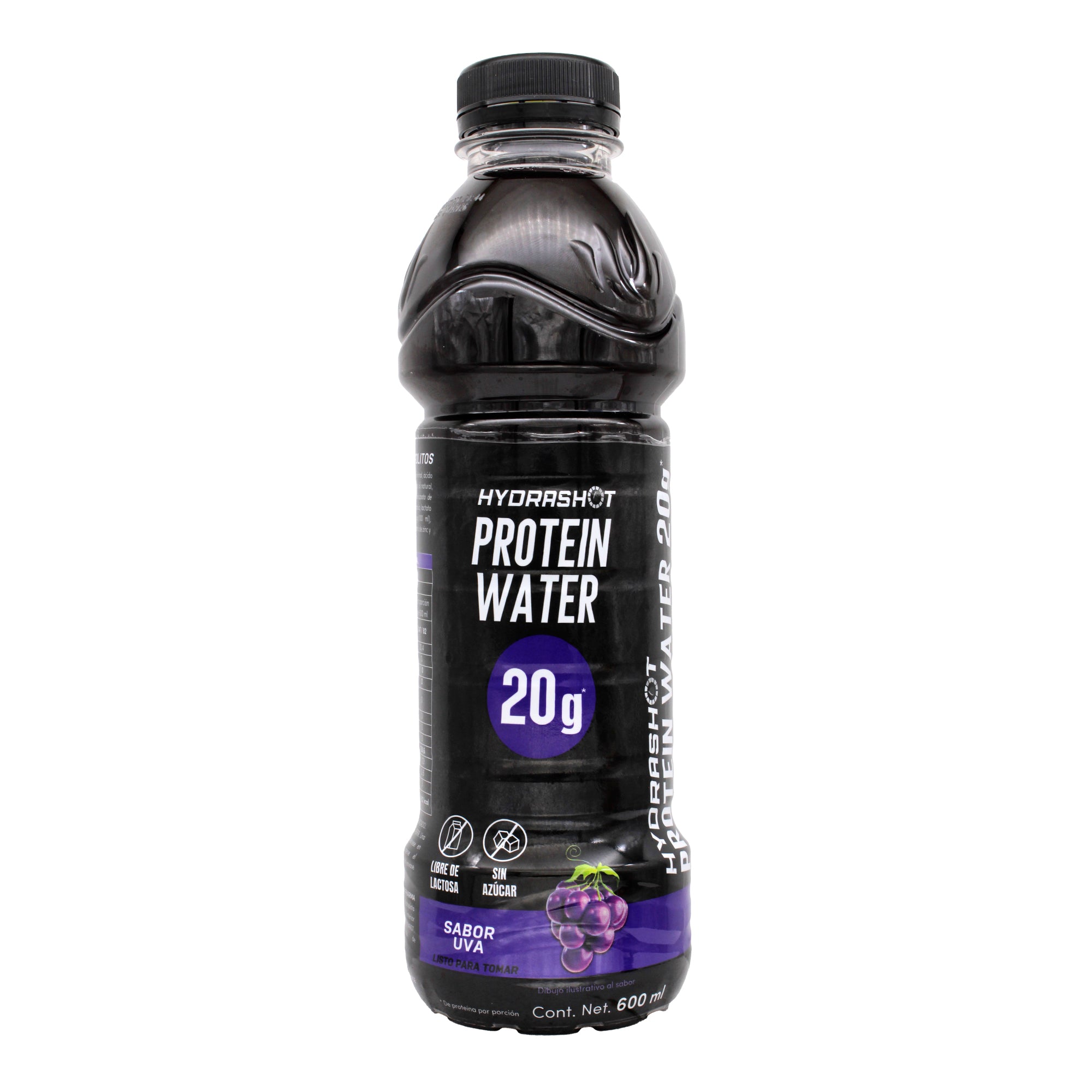Hydrashot Protein Water 20 G Varios Sabores 600 Ml (CAJA 18)