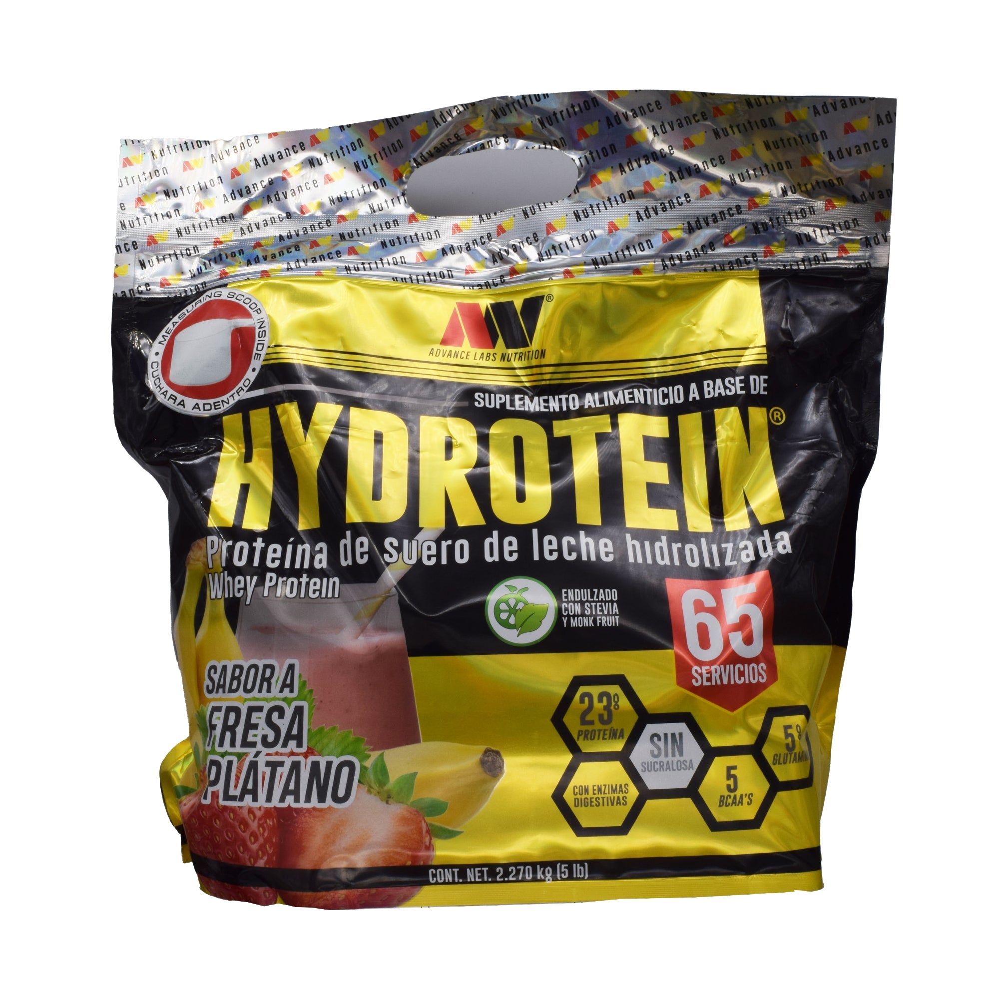 Hydrotein Fresa Platano 2.270 Kg