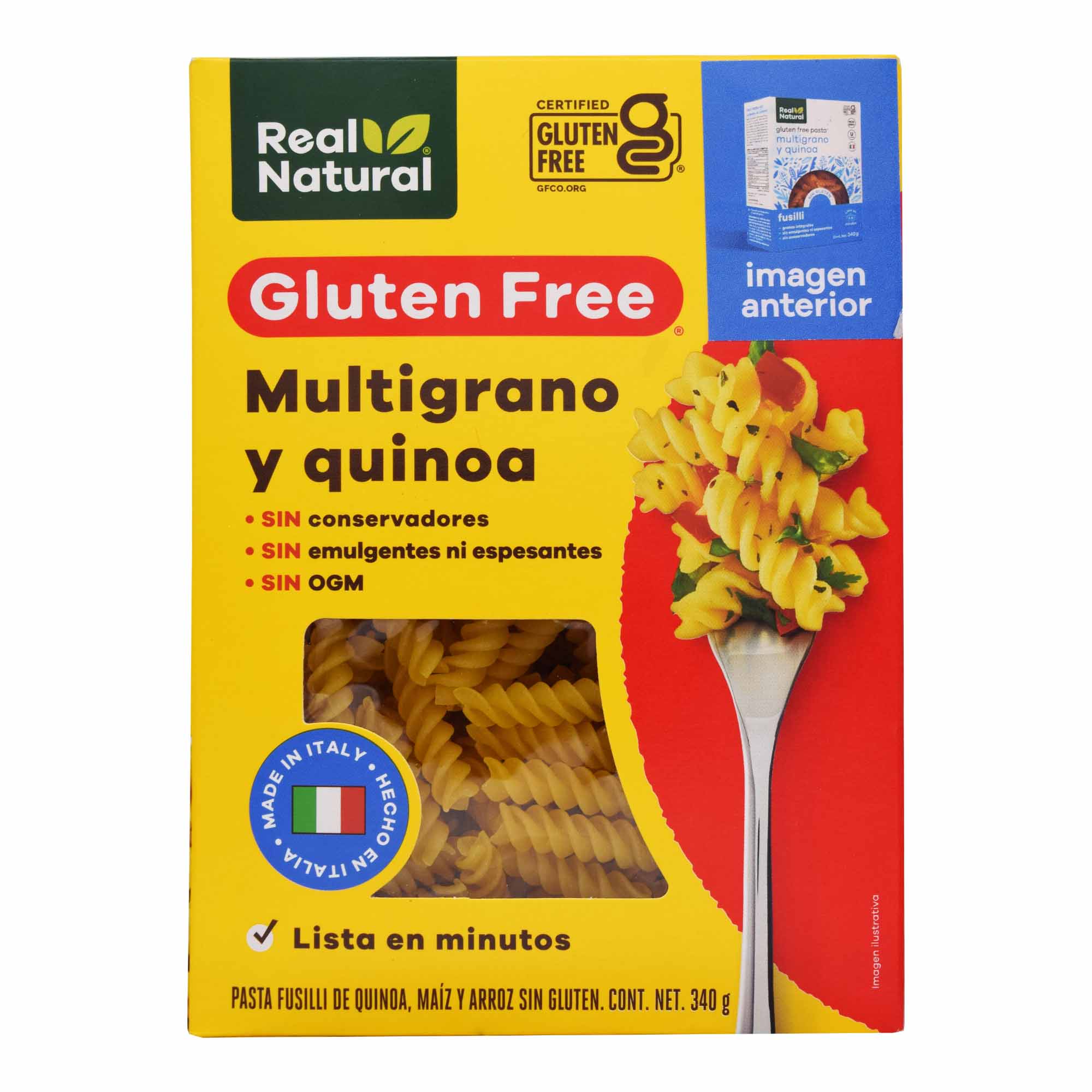 Pasta Fusilli De Quinoa 340 G