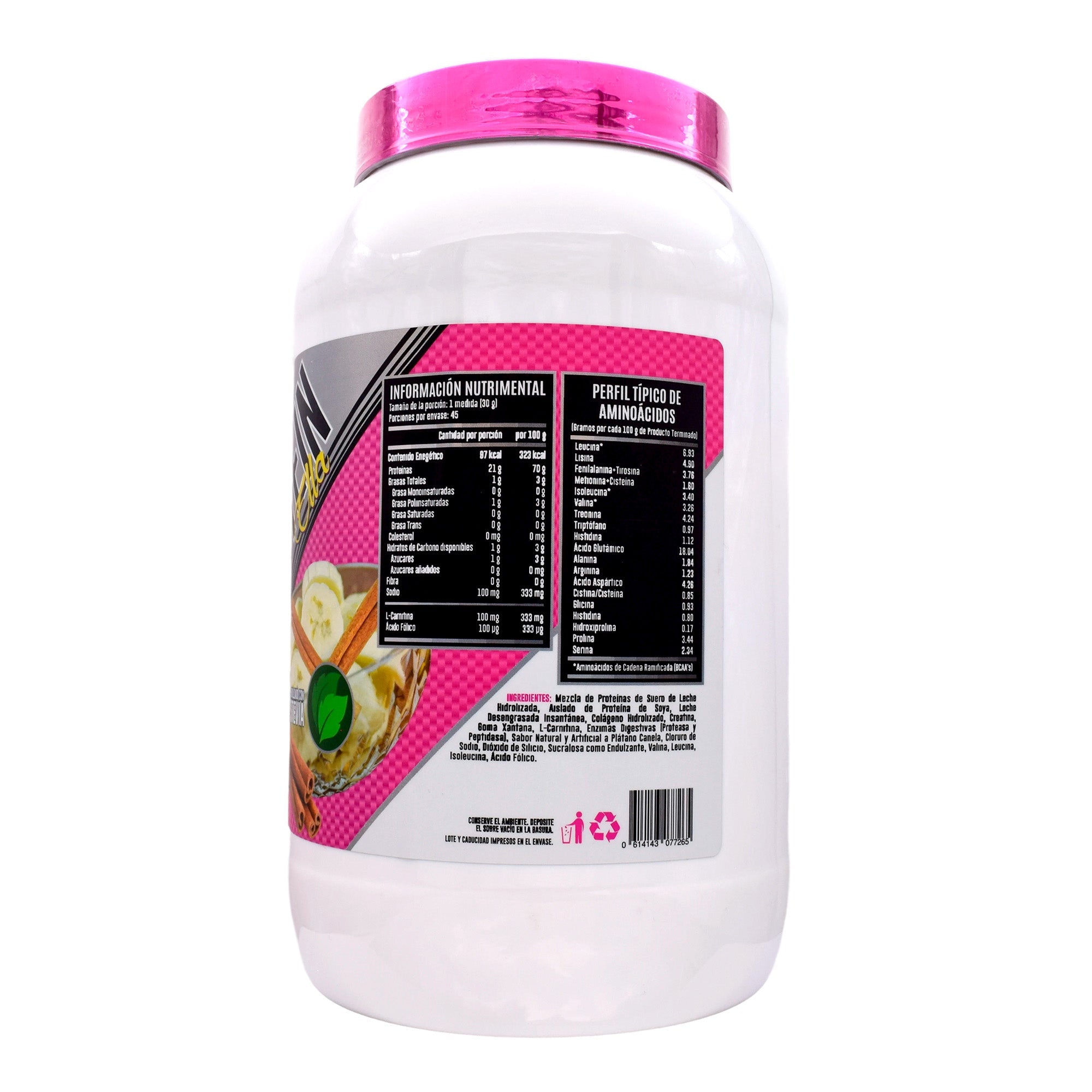 Whey Protein Ella Platano Canela 1.362 Kg
