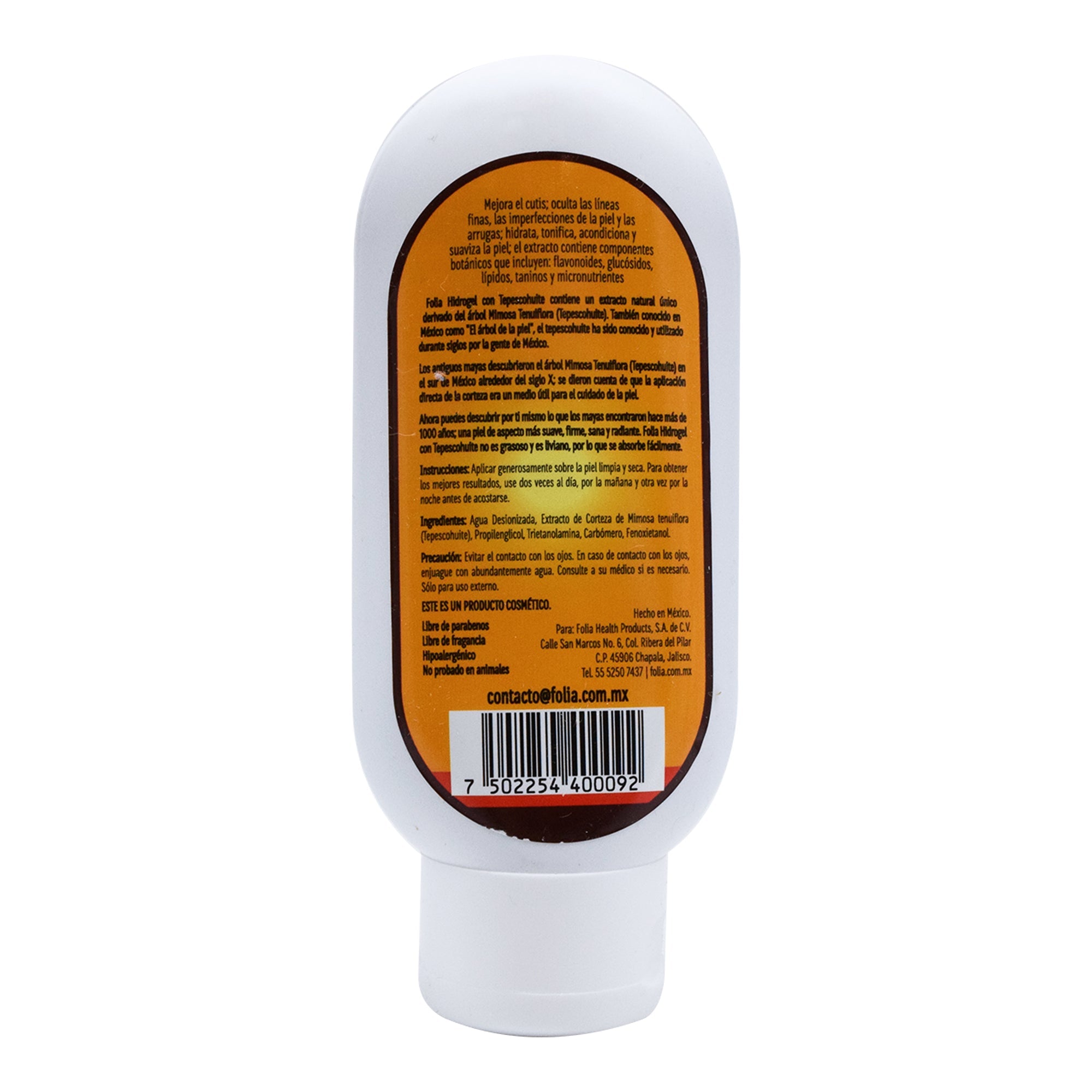 Gel Hidrogel De Tepescohuite 120 Ml