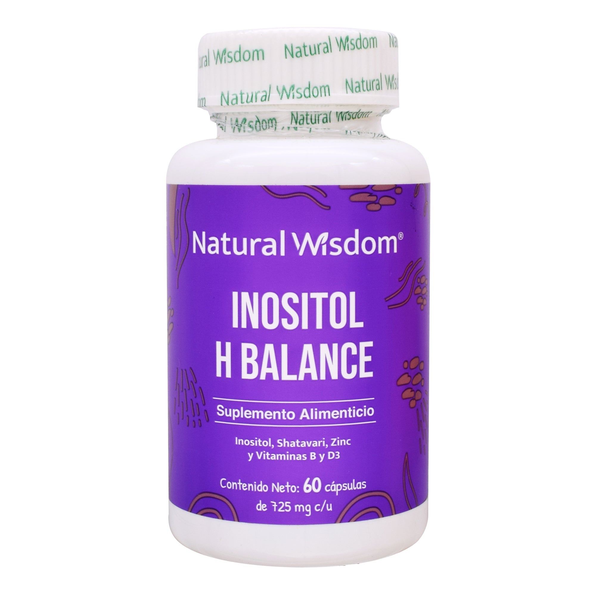 Inositol h balance 60 cap natural wisdom - Súper Naturista