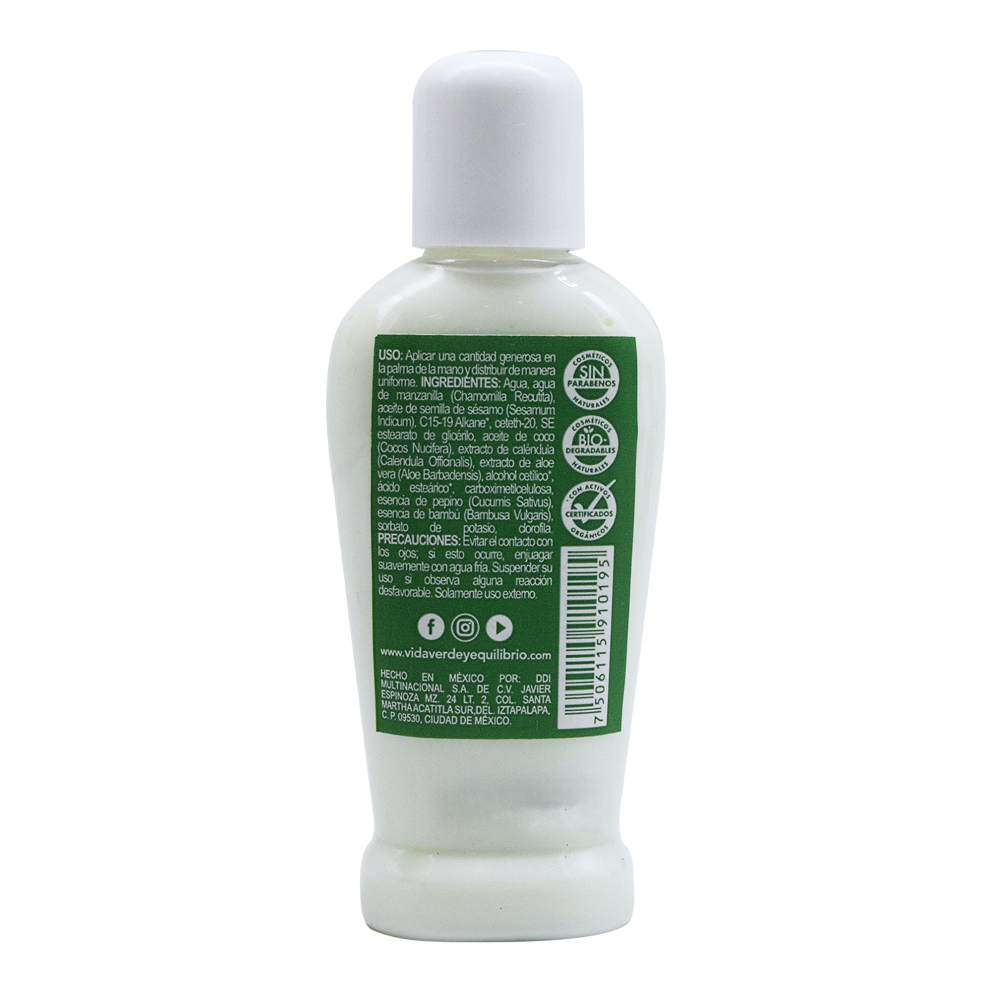 Crema Para Manos Bambu Pepino 30 Ml