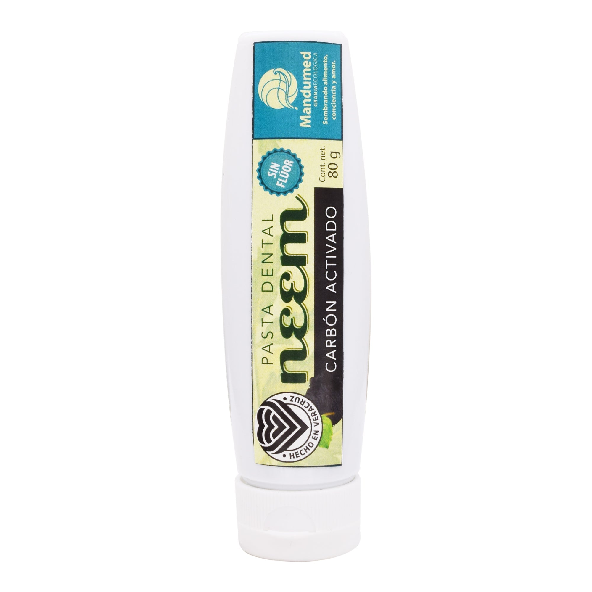 Pasta Dental Con Neem Y Carbon Activado 80 G