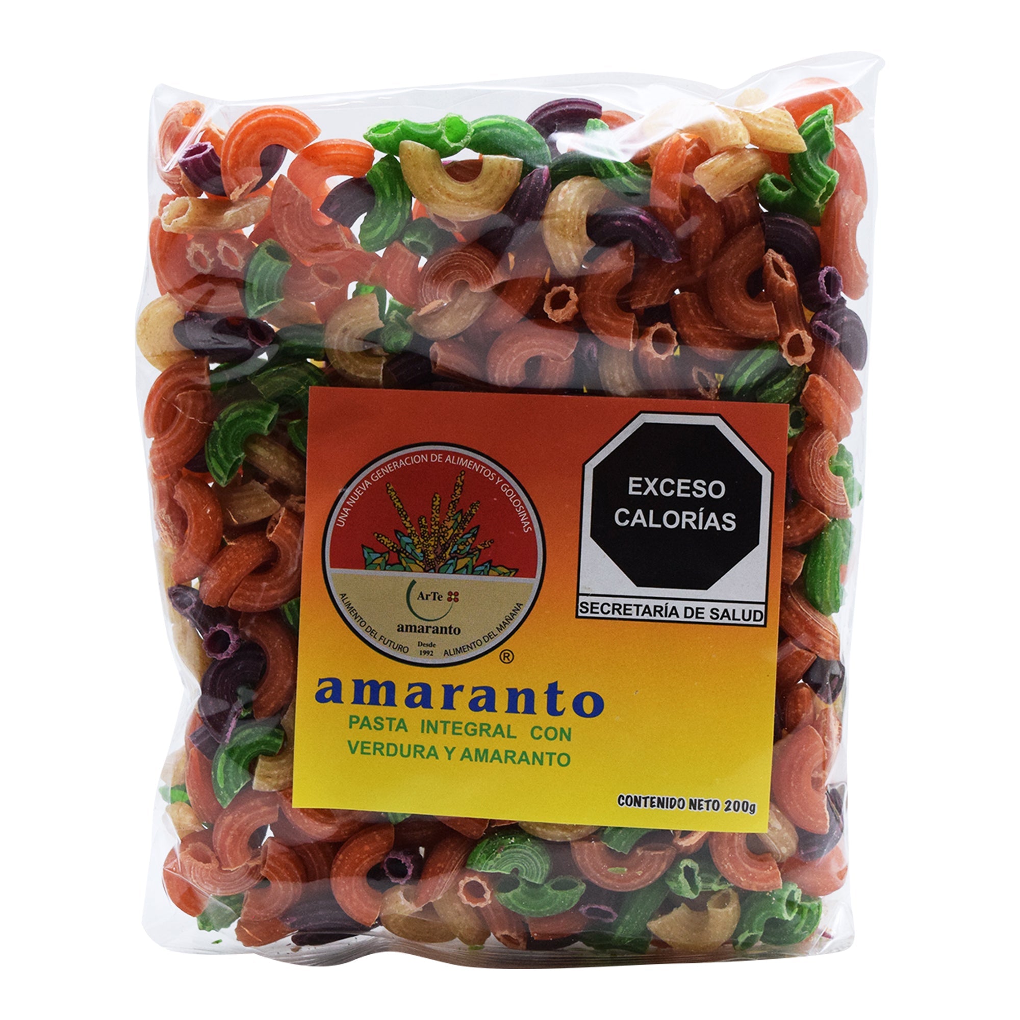 Pasta Integral Con Verdura Y Amaranto Codito 200 G