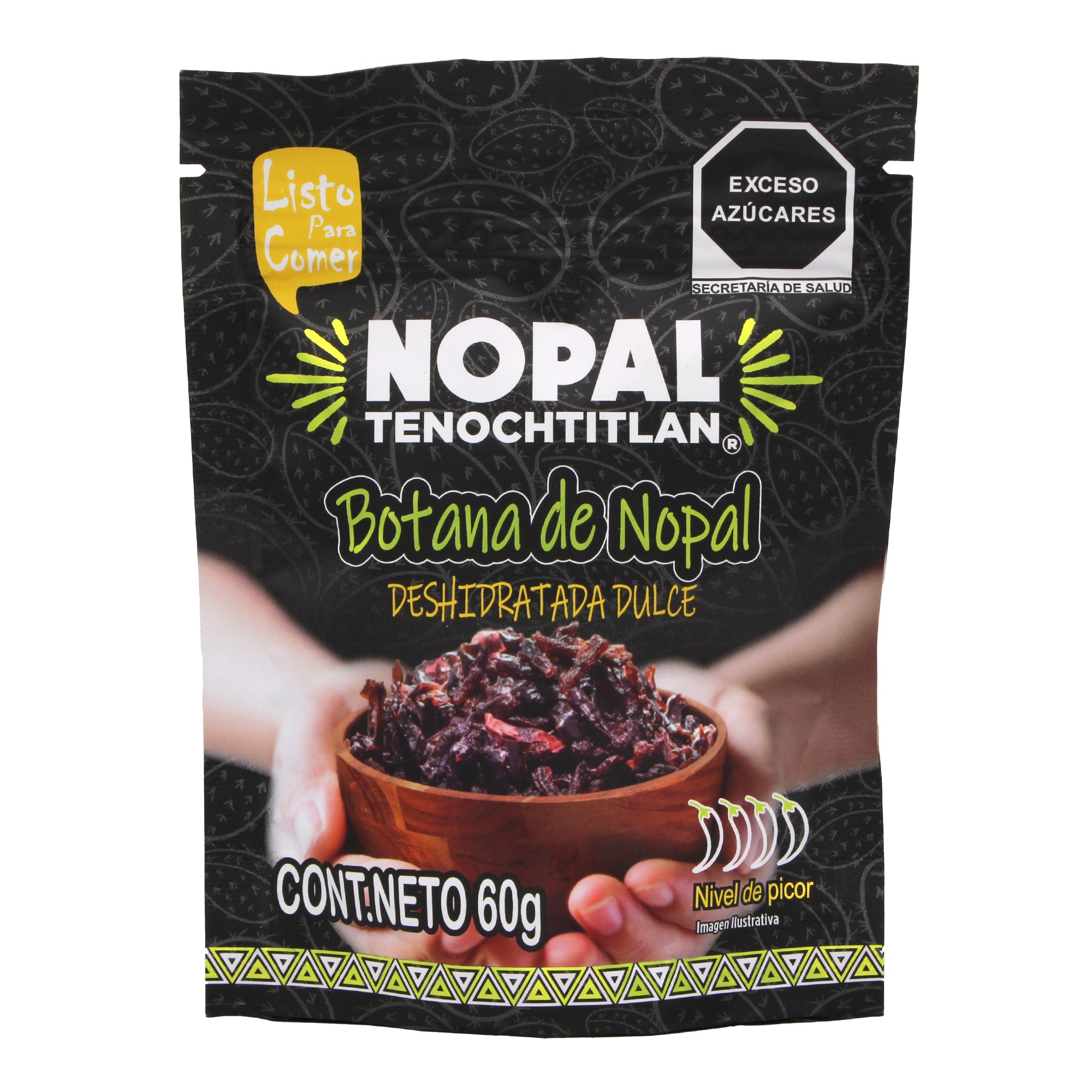 Nopal Deshidratado Dulce 60 G