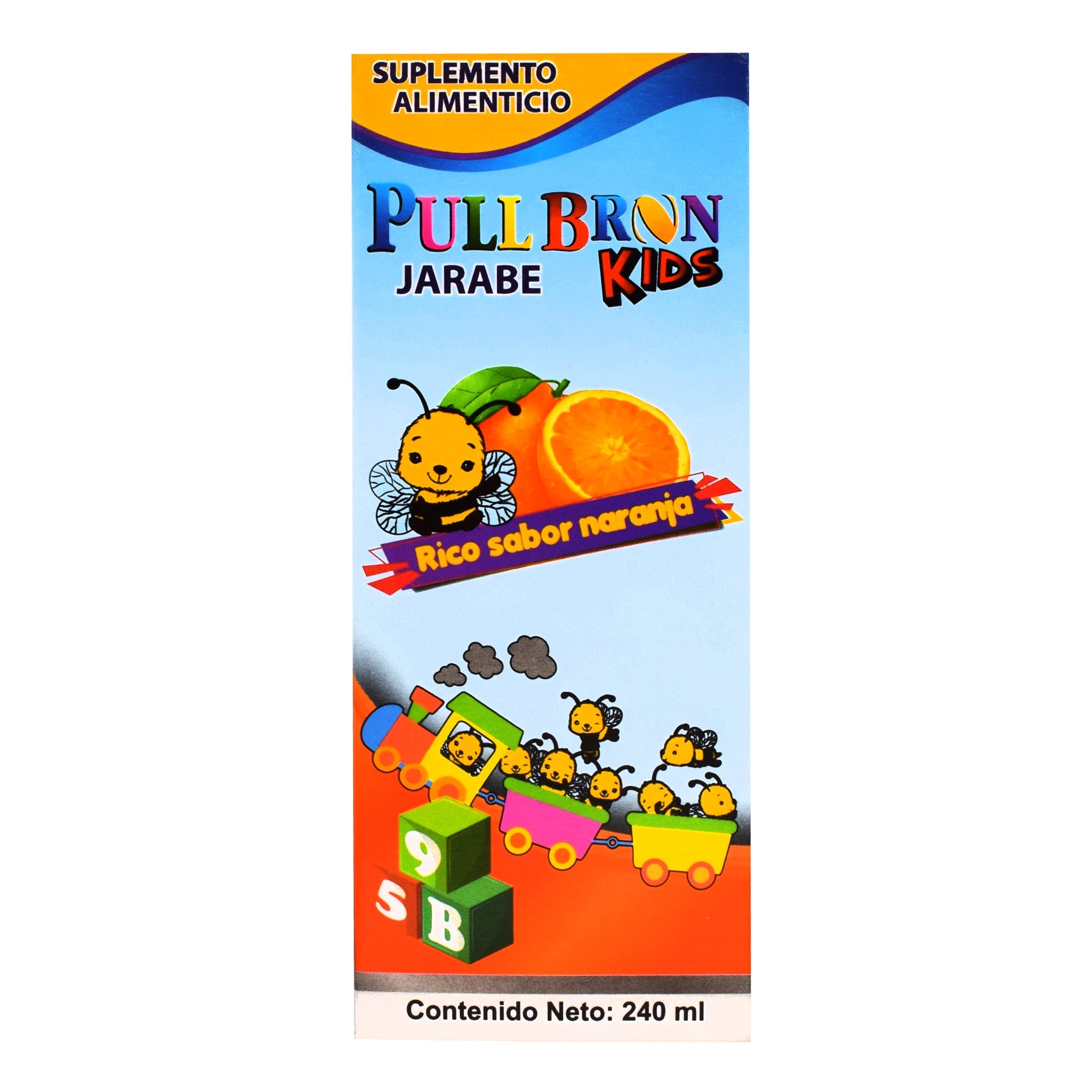 Jarabe Pullbron Kids Naranja 240 Ml