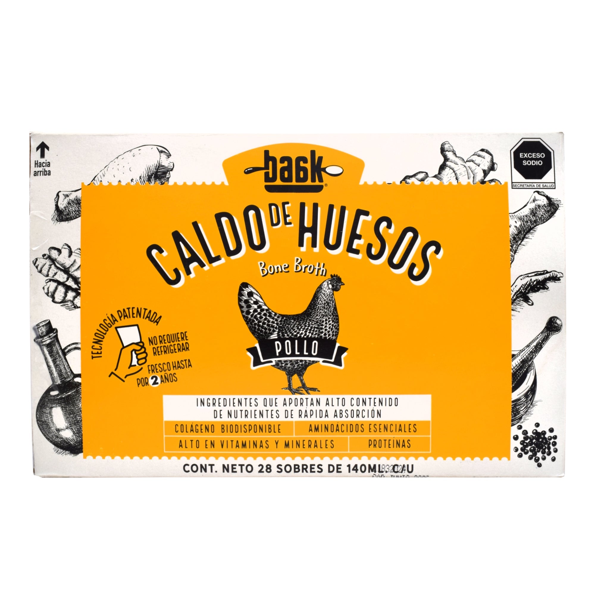 Caldo De Huesos De Pollo 140 Ml