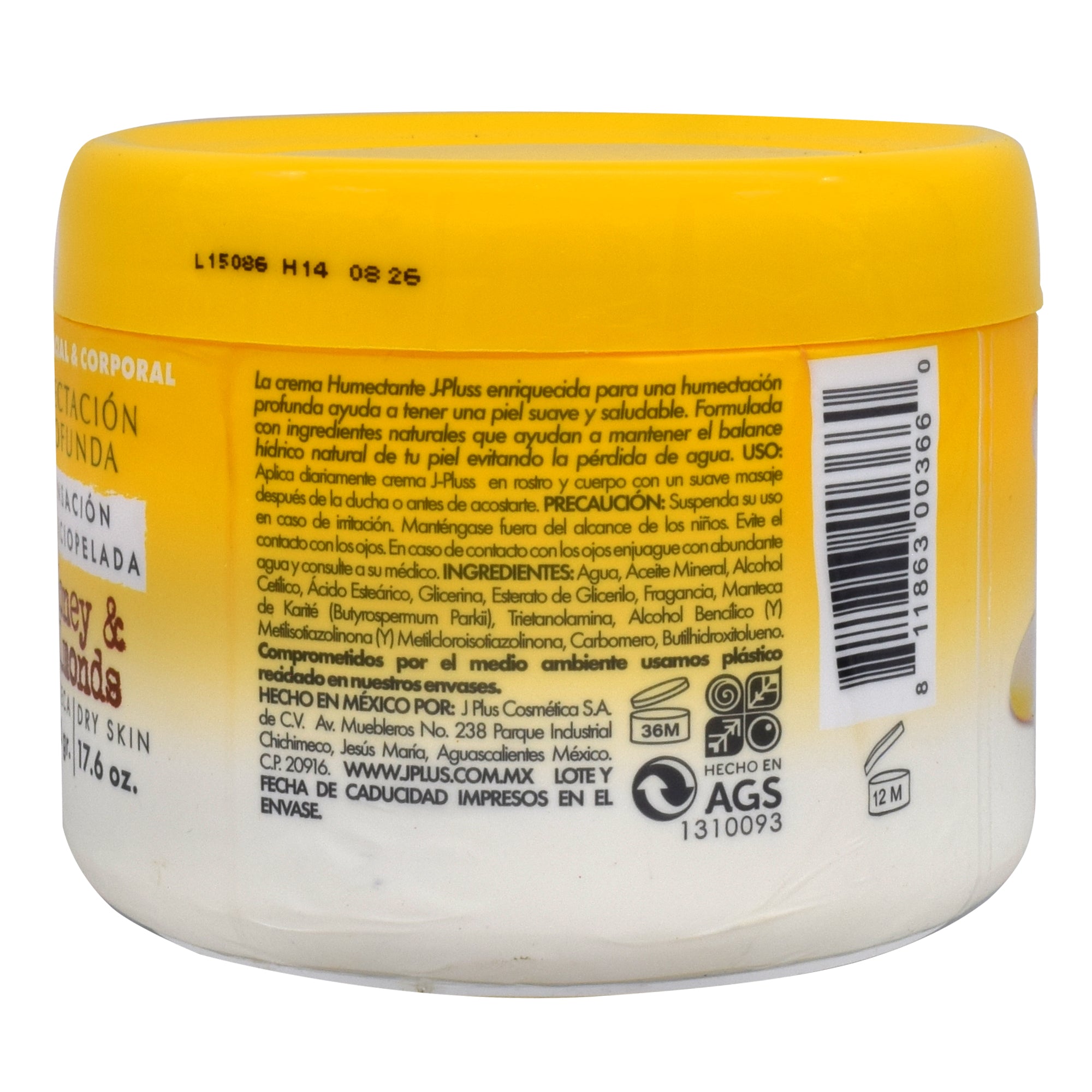 Crema Miel Y Almendras 500 G