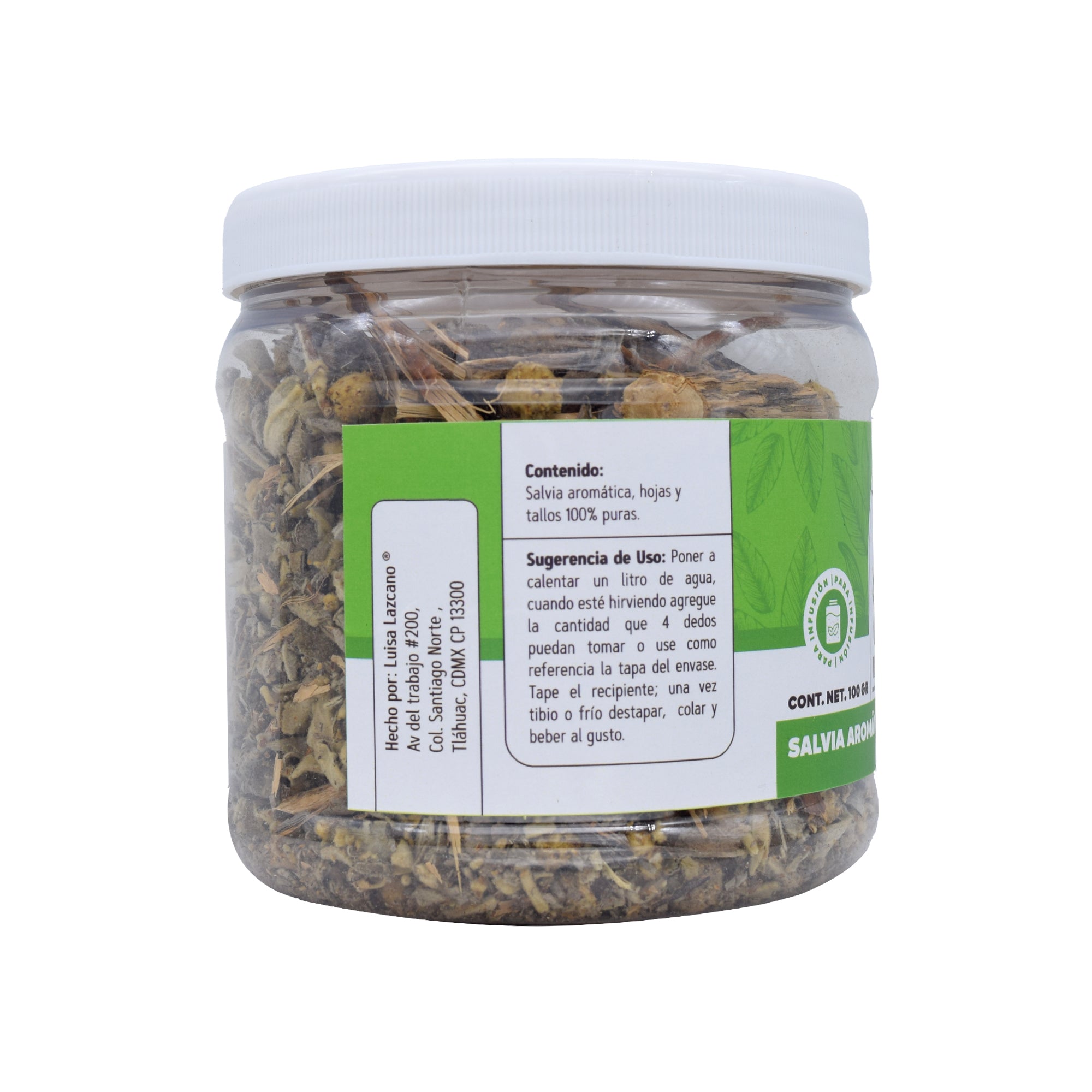 Salvia Aromatica Hojas Y Tallos 100 G