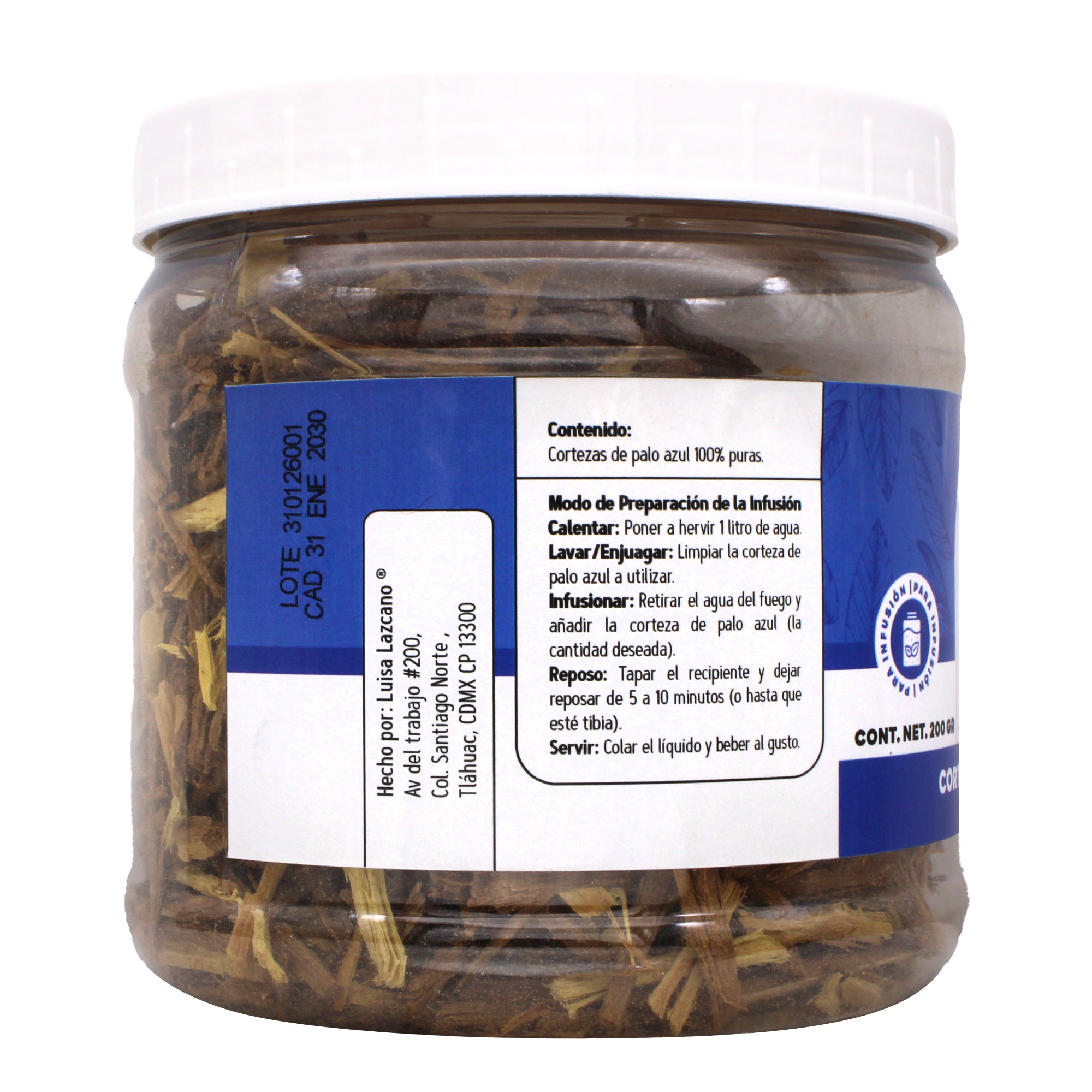 Cortezas De Palo Azul 200 G