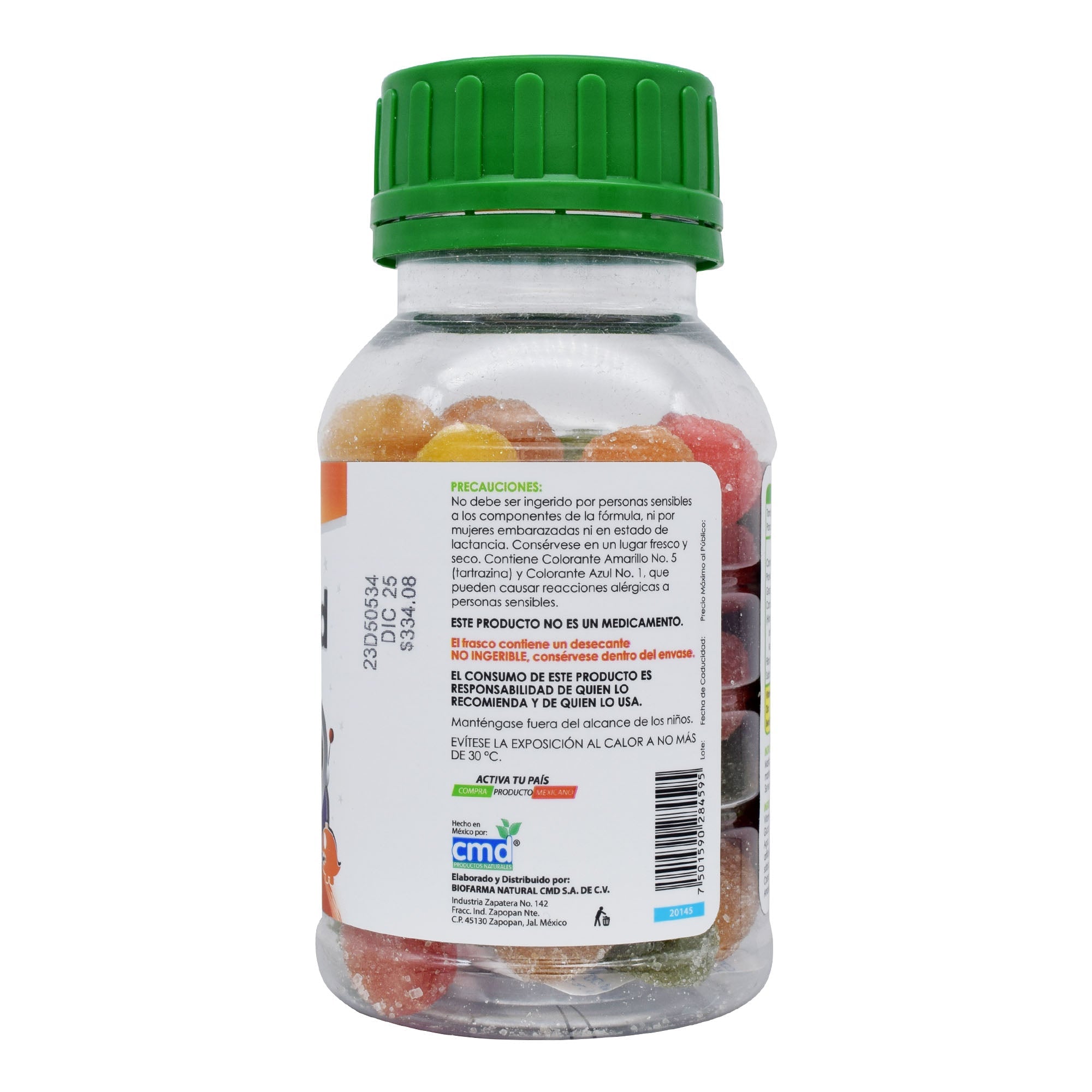 Vitamina C Beta Glucano Zinc 60 Gomitas