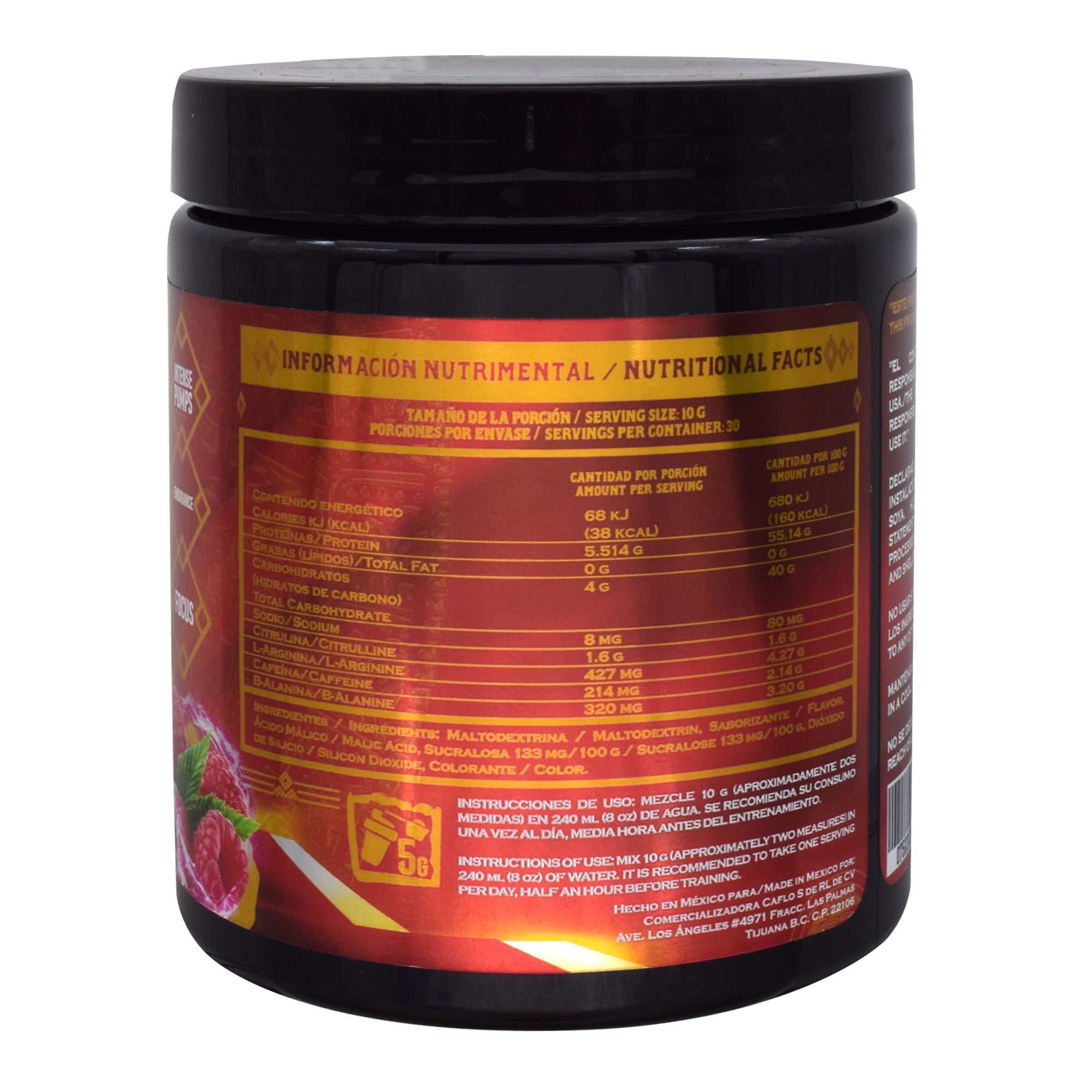 Pre Workout Frambuesa  300 G