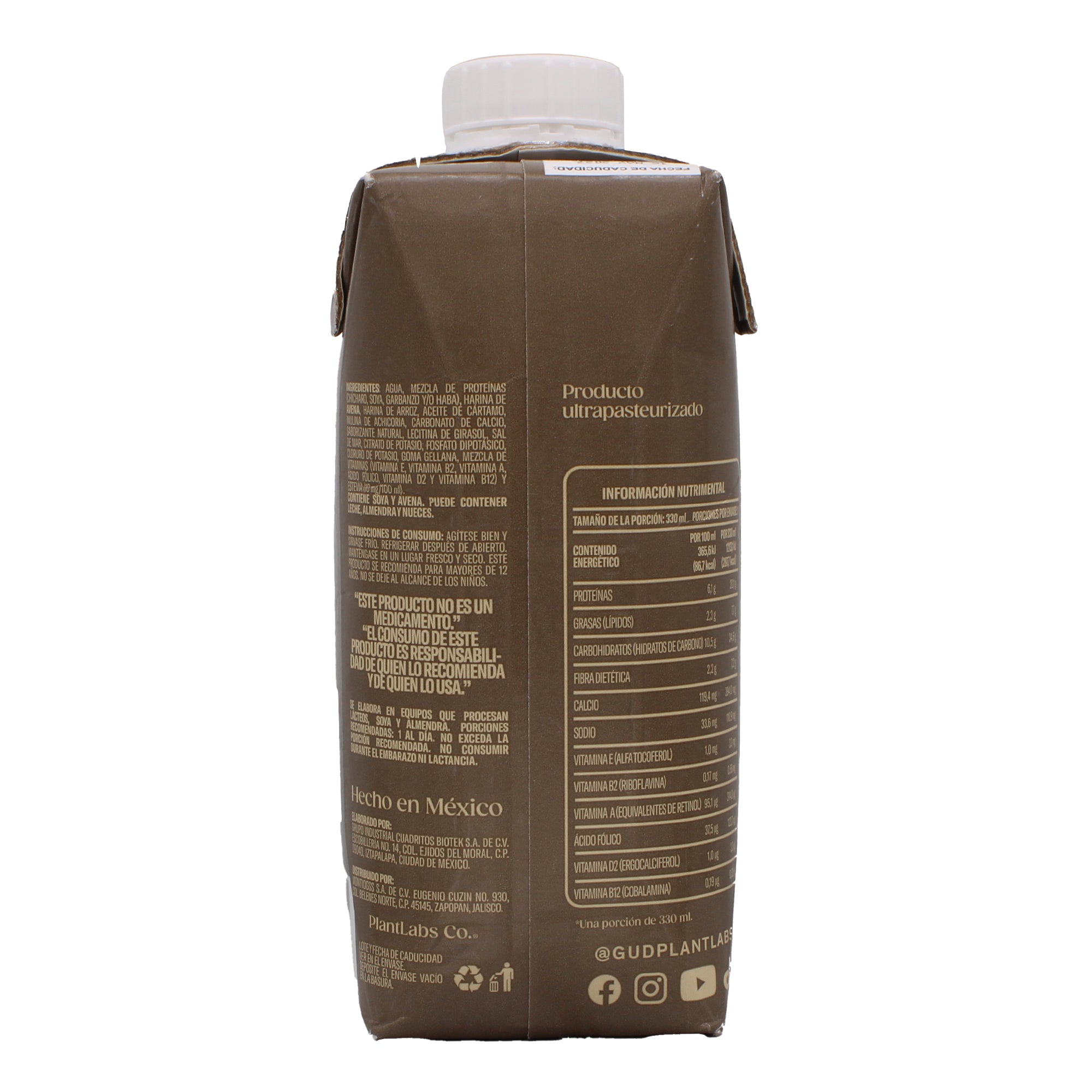 Bebida Proteina Vegetal Vainilla  330 Ml