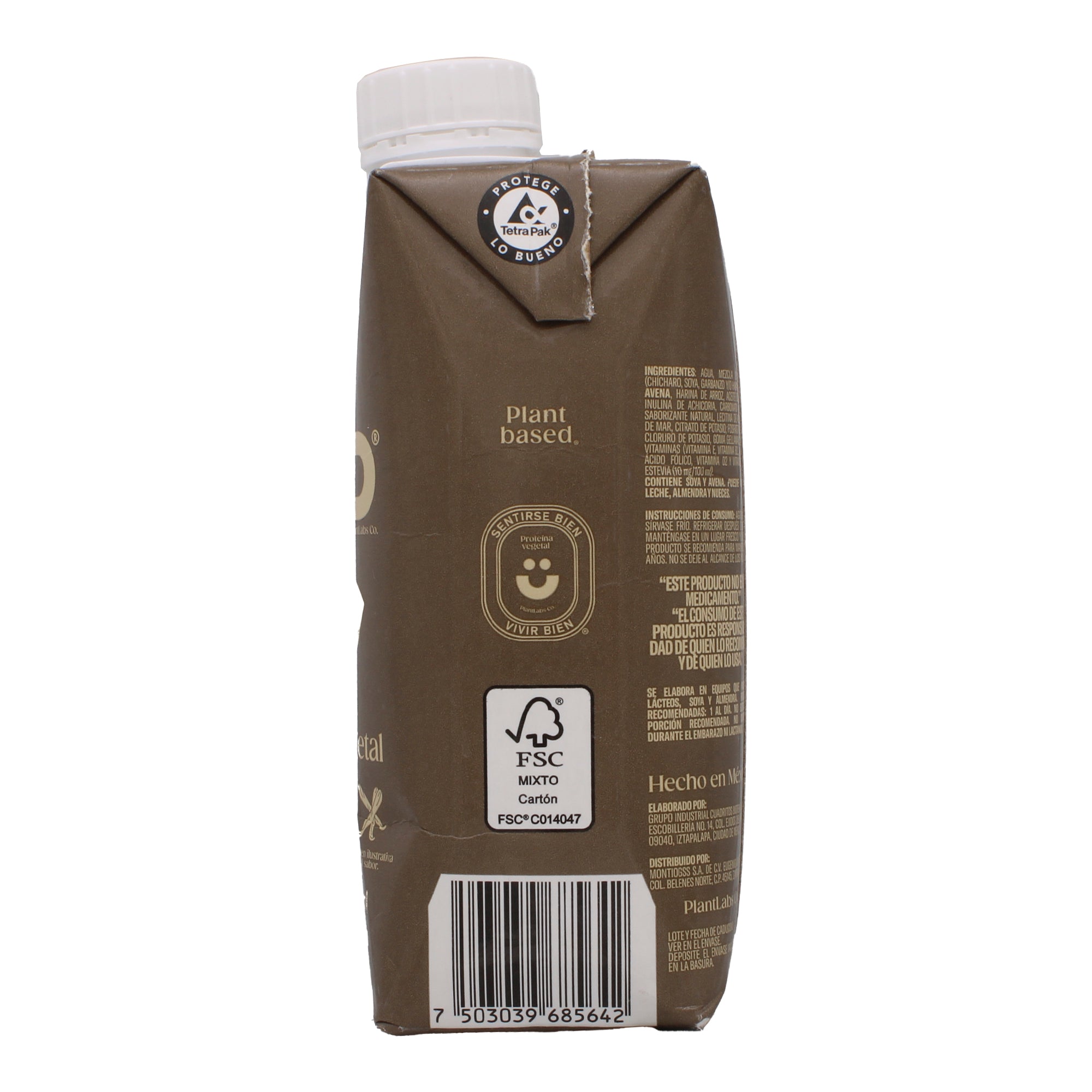 Bebida Proteina Vegetal Vainilla  330 Ml