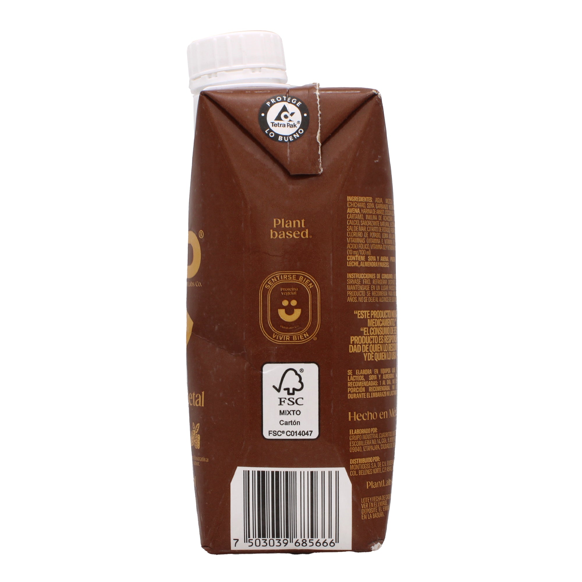Bebida Proteina Vegetal Chocolate 330 Ml