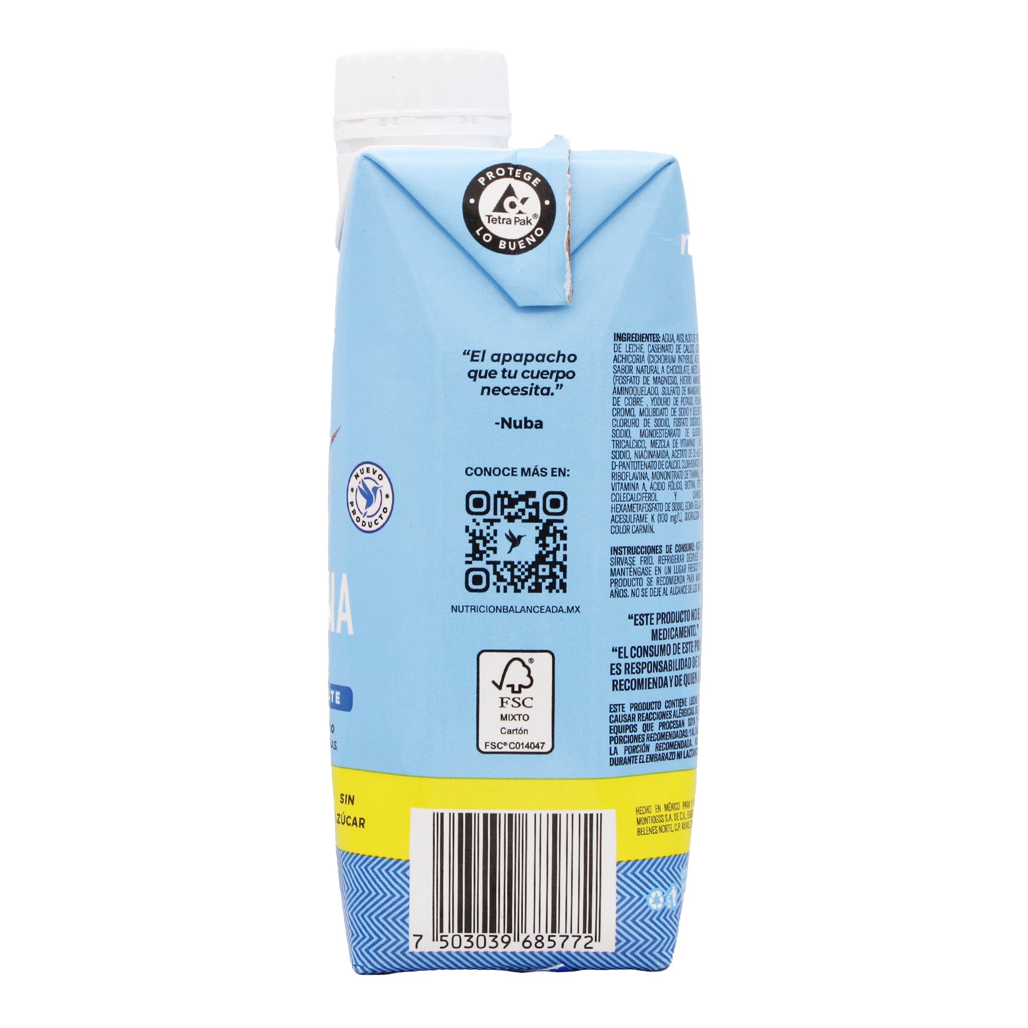 Bebida Proteina Deslactosada Chocolate 330 Ml
