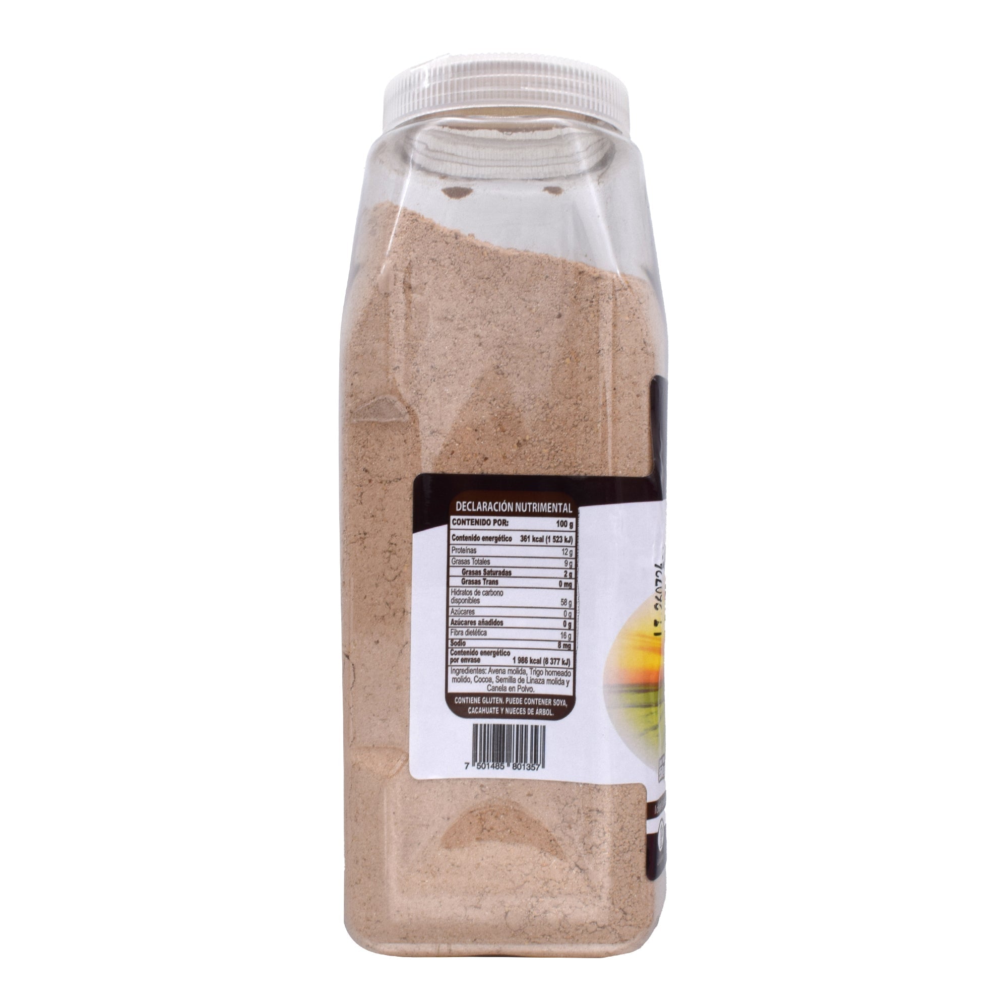 Avena Molida Con Trigo Linaza Cocoa Y Canela 550 G