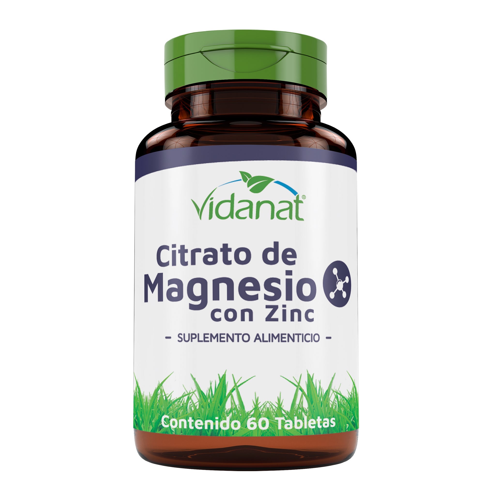 Citrato De Magnesio Con Zinc  60 Tab