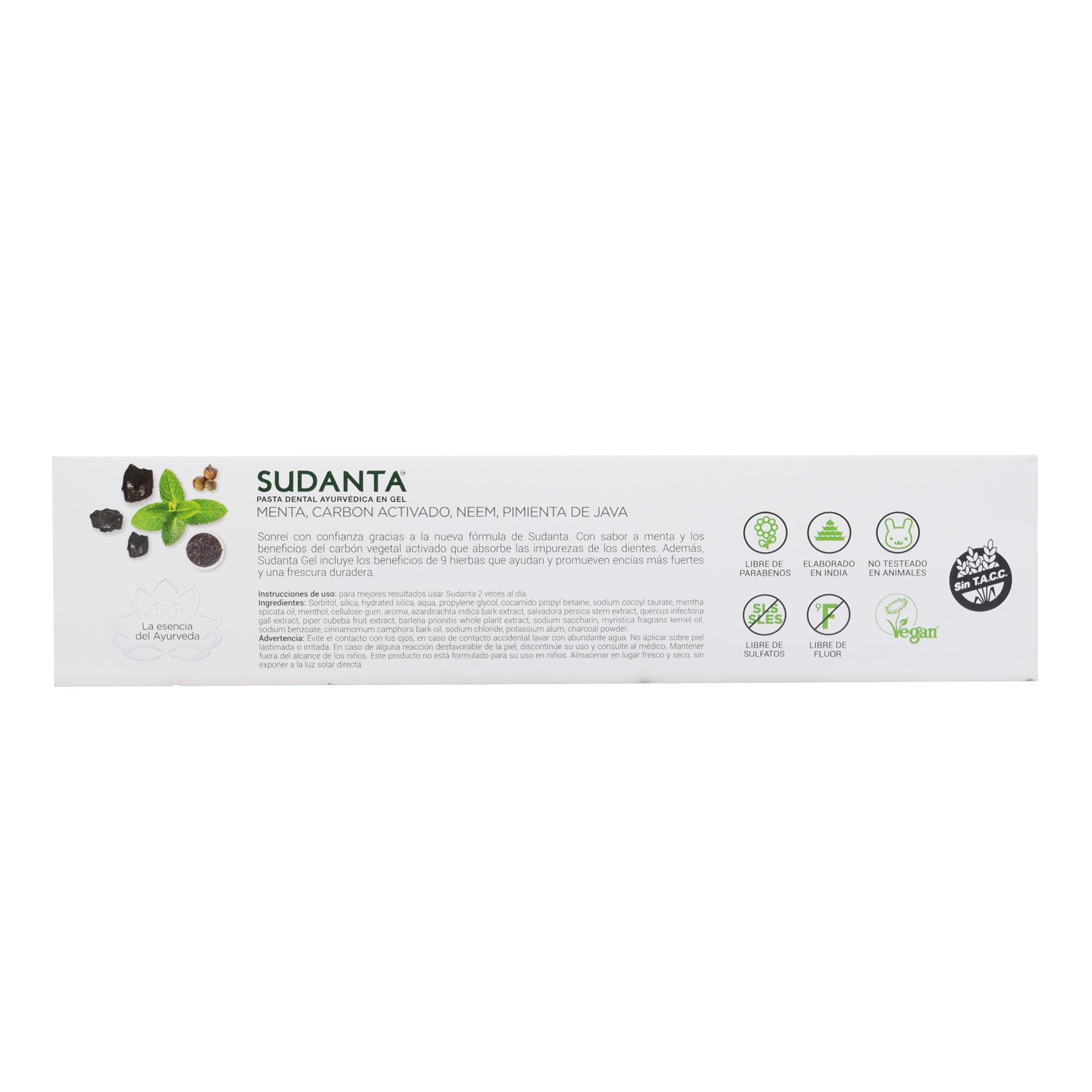 Pasta Dental Ayurvedica Menta 100 G
