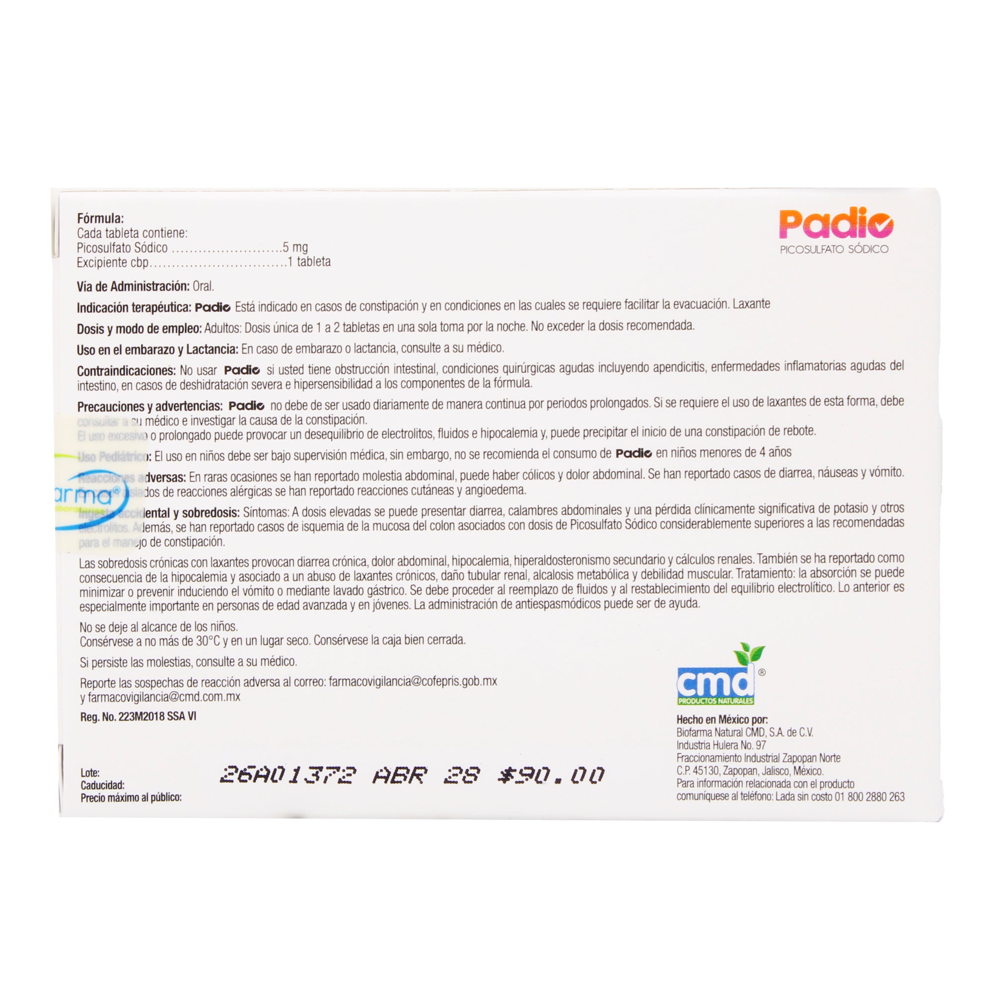Padio 20 Tab