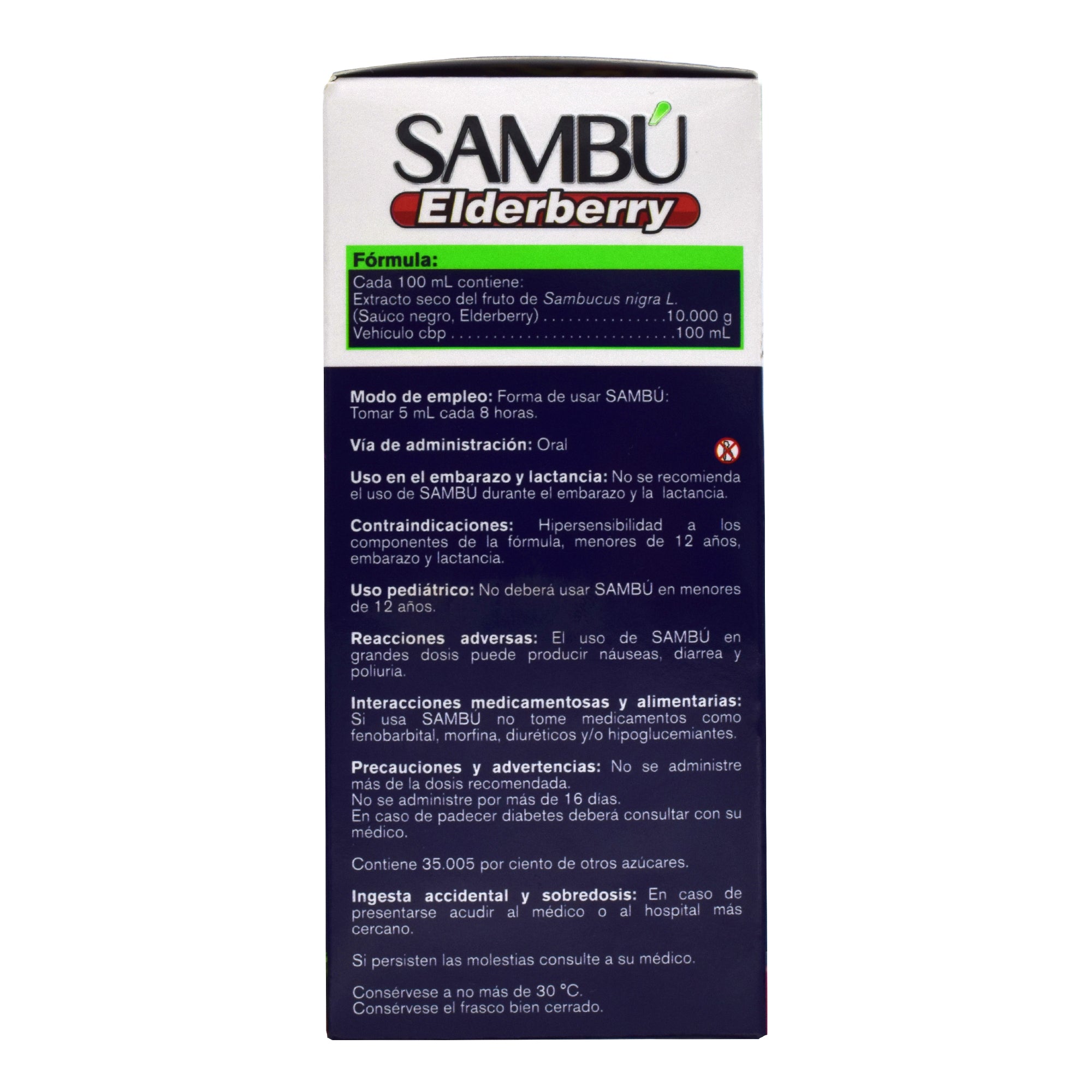 Jarabe Sambu Elderberry 120 Ml