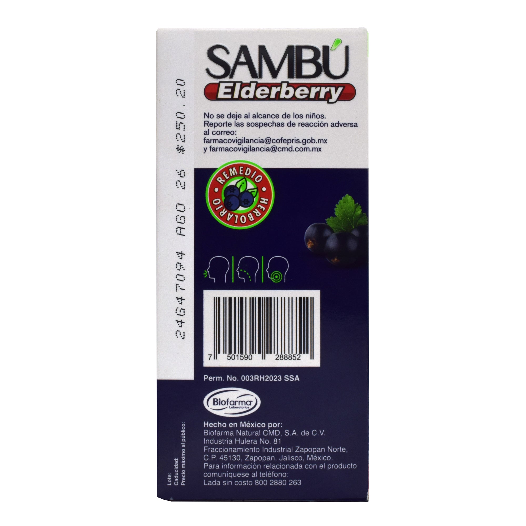 Jarabe Sambu Elderberry 120 Ml