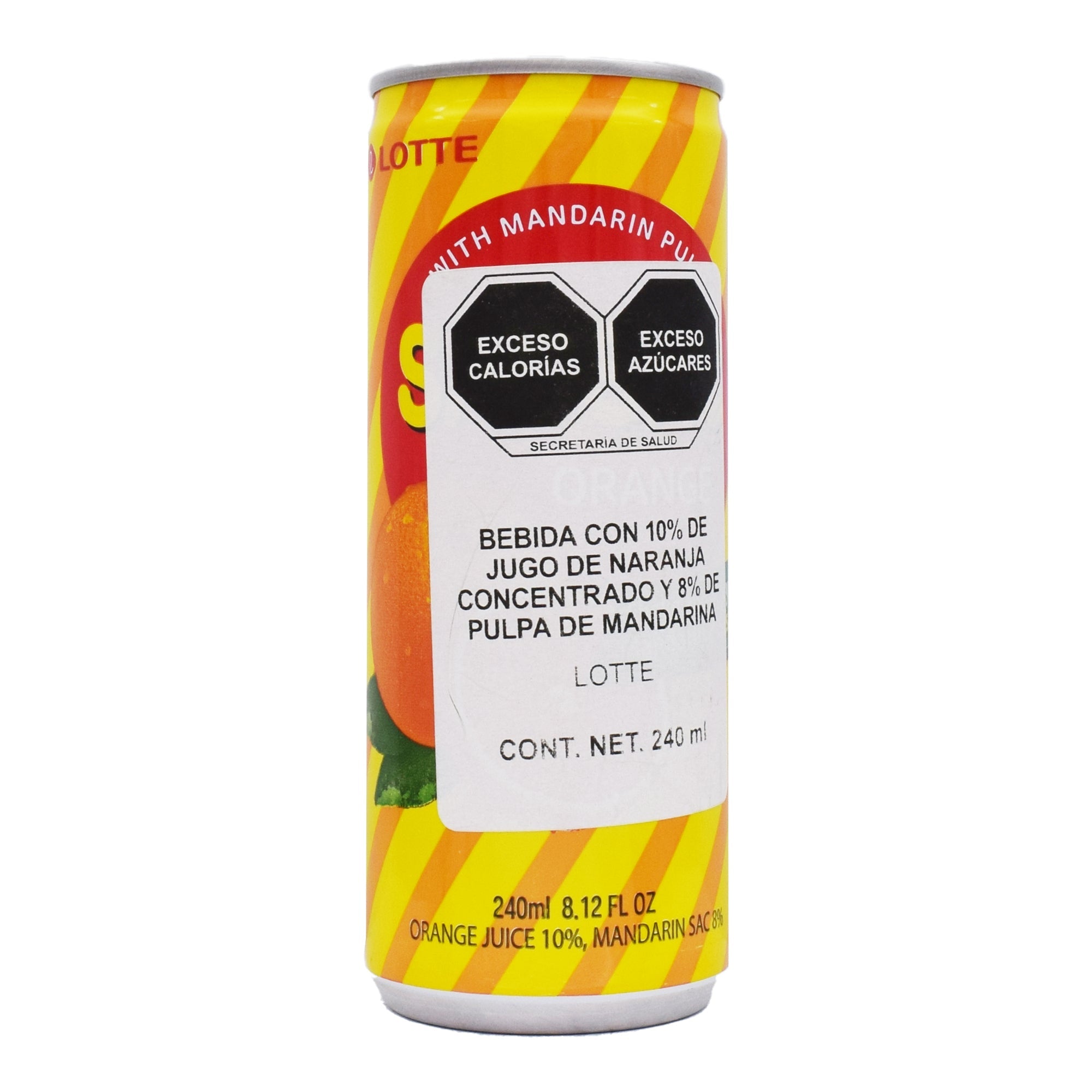 Bebida Jugo De Naranja Concentrado Y Pulpa De Mandarina 240 Ml
