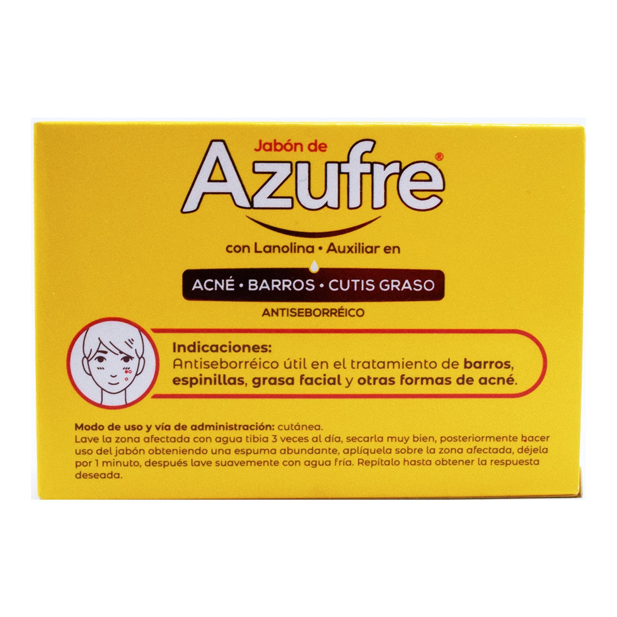 Jabon De Azufre Con Lanolina 100 G