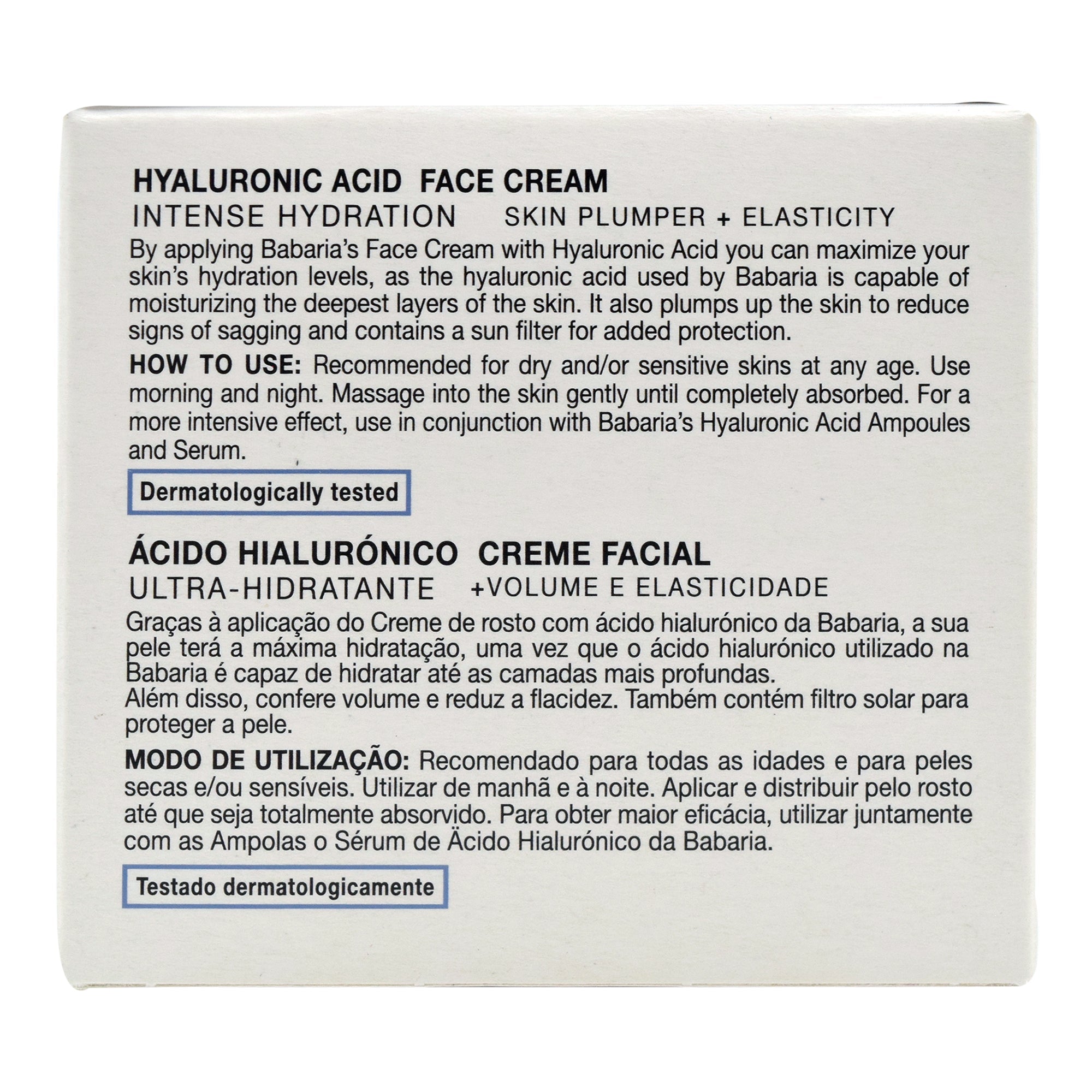 Crema Facial Acido Hialuronico 50 Ml