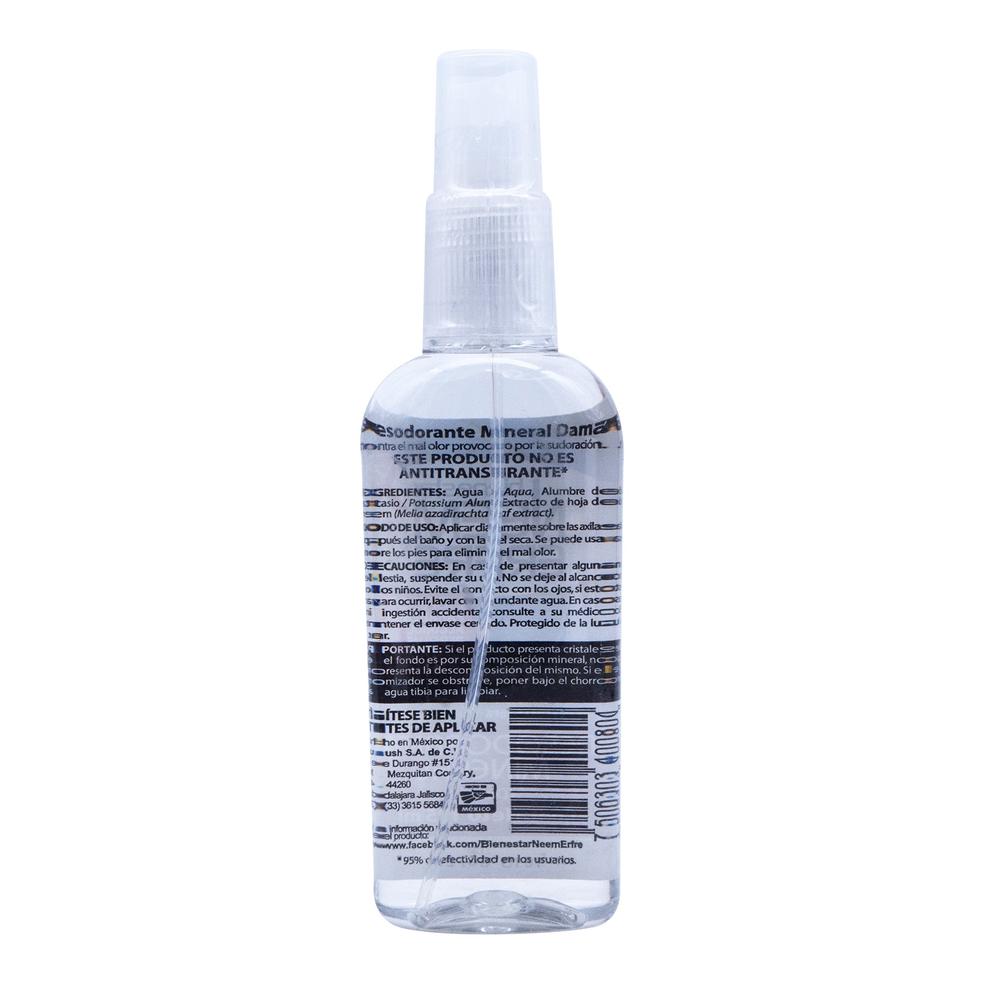 Desodorante Mineral Dama De 125 Ml