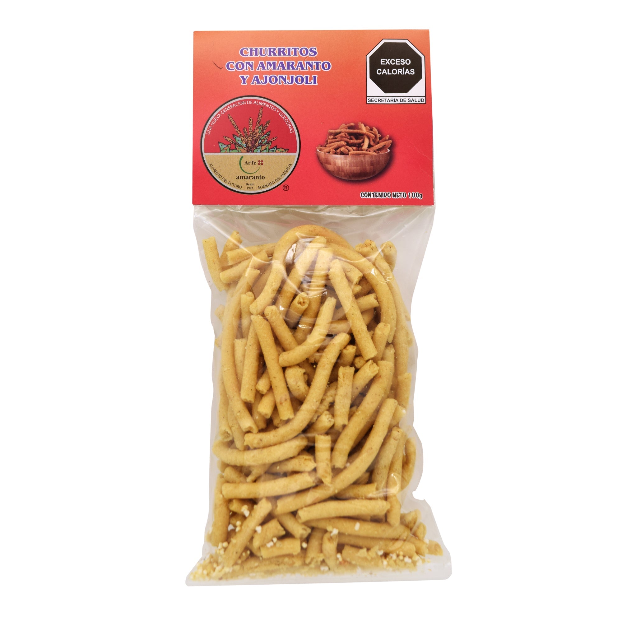 Churritos De Amaranto Nat 100 G (Caja 10)