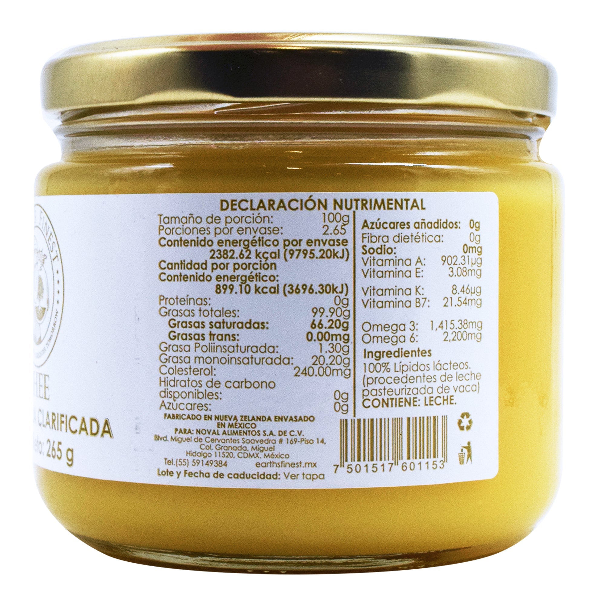 Mantequilla Clarificada Ghee 265 G