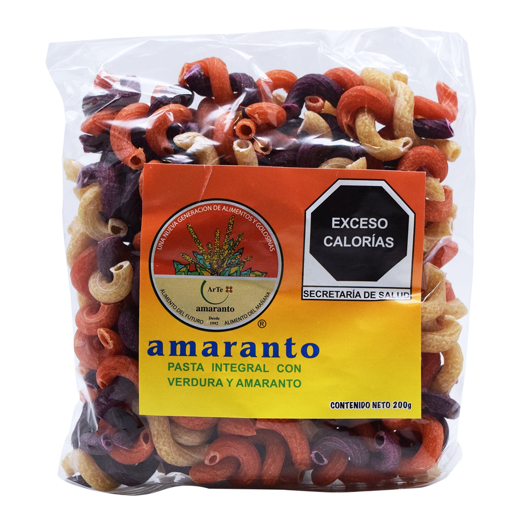 Pasta Integral Con Verdura Y Amaranto Tribilin 200 G