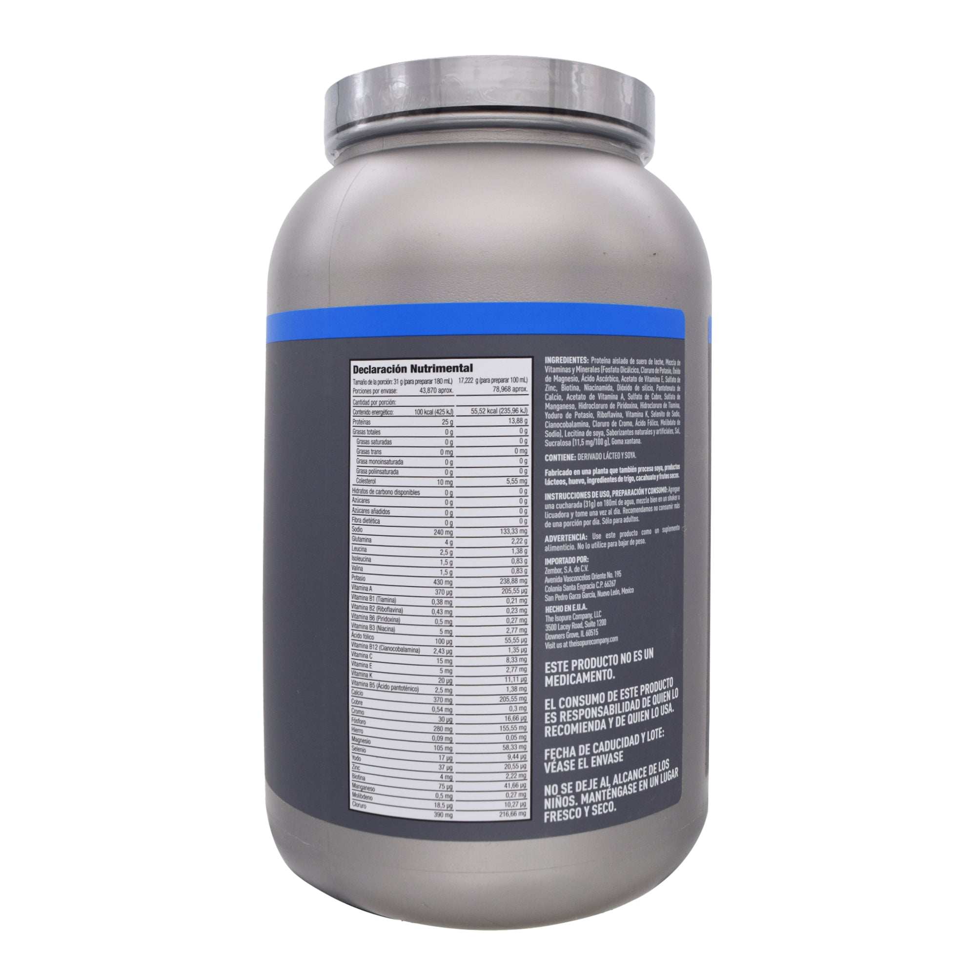 Isopure Low Carb Vainilla 1.36 Kg