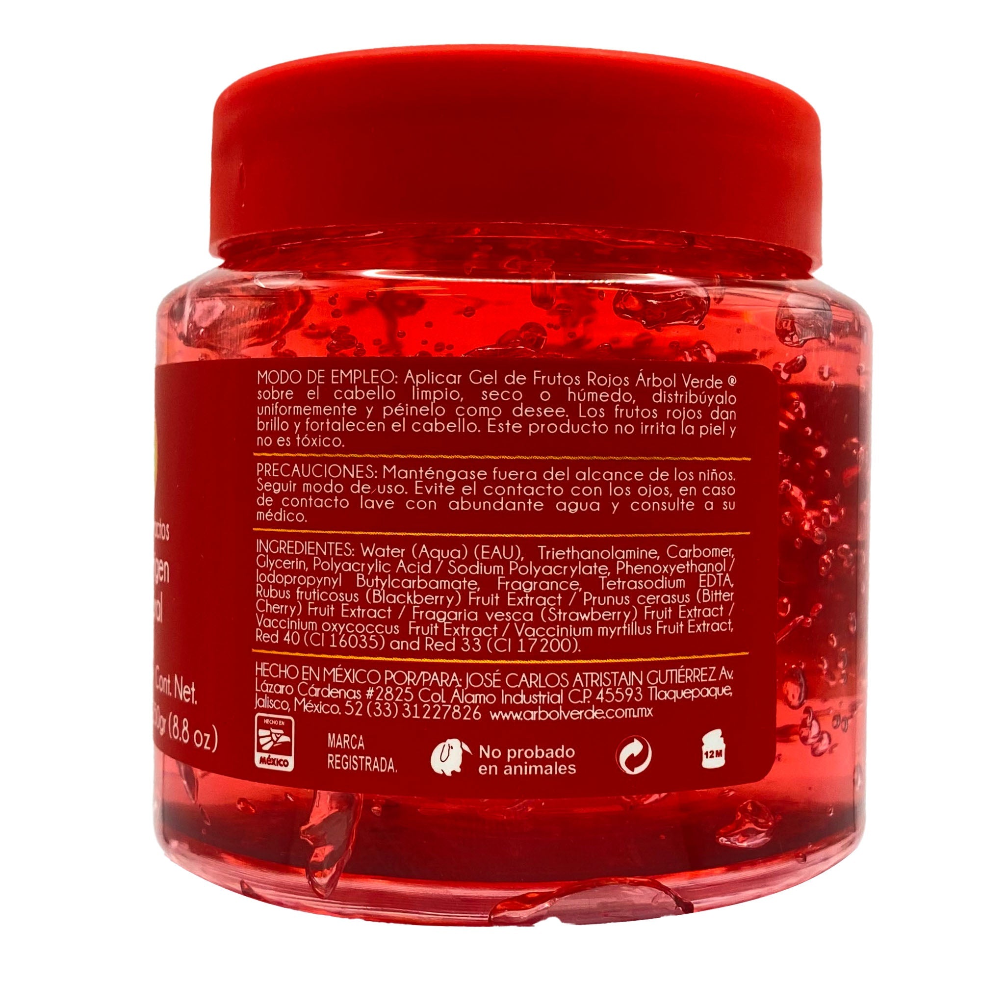 Gel Frutos Rojos 250 G