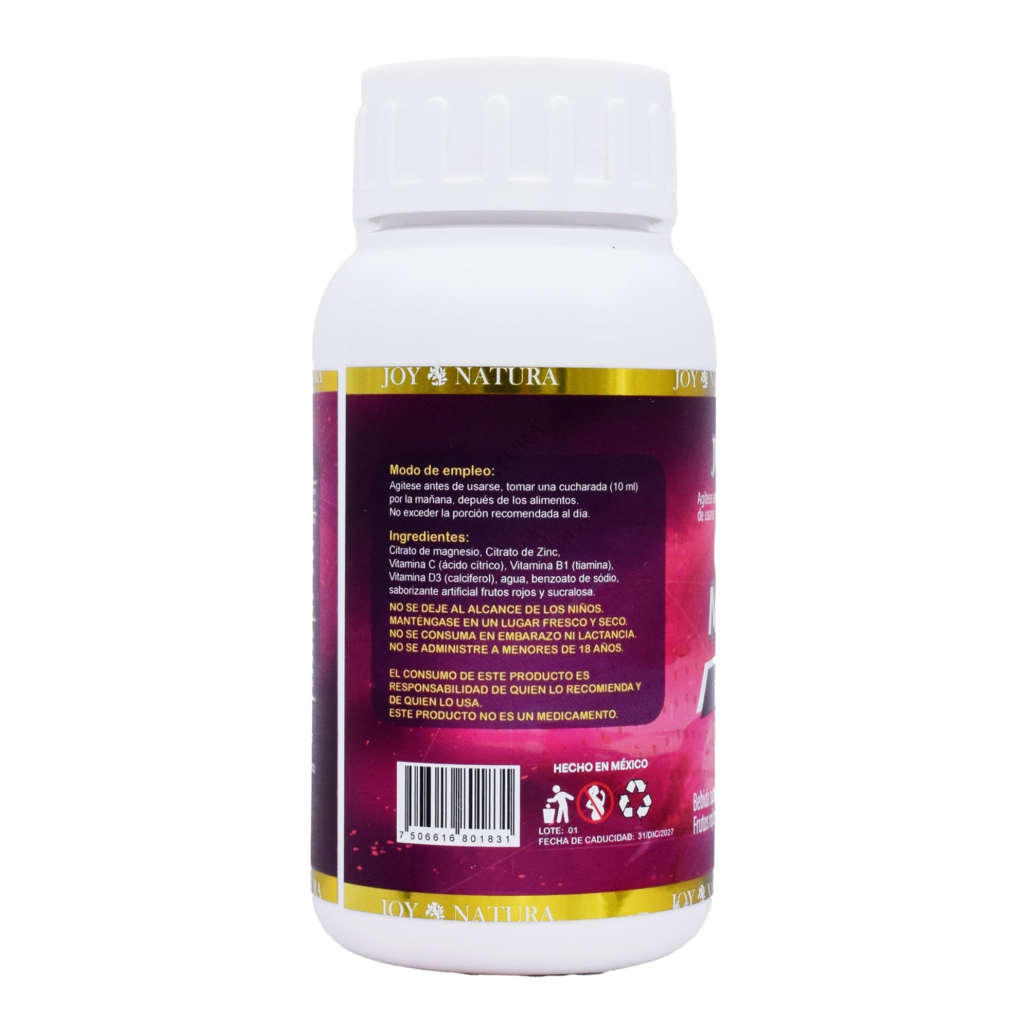 Citrato De Magnesio Frutos Rojos 300 Ml