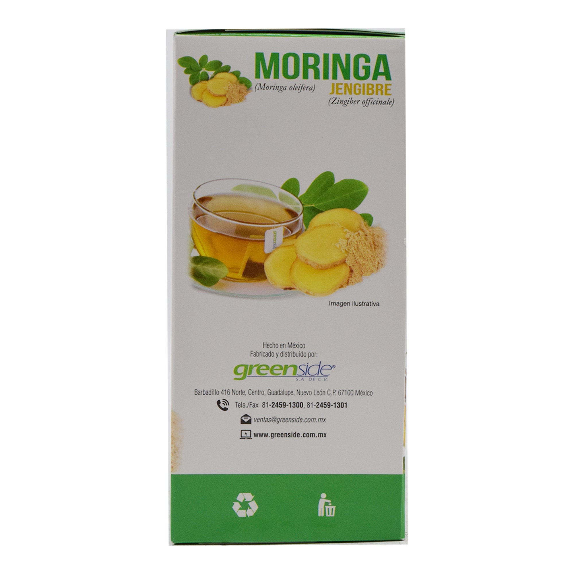 Te De Moringa Con Jengibre 20 G