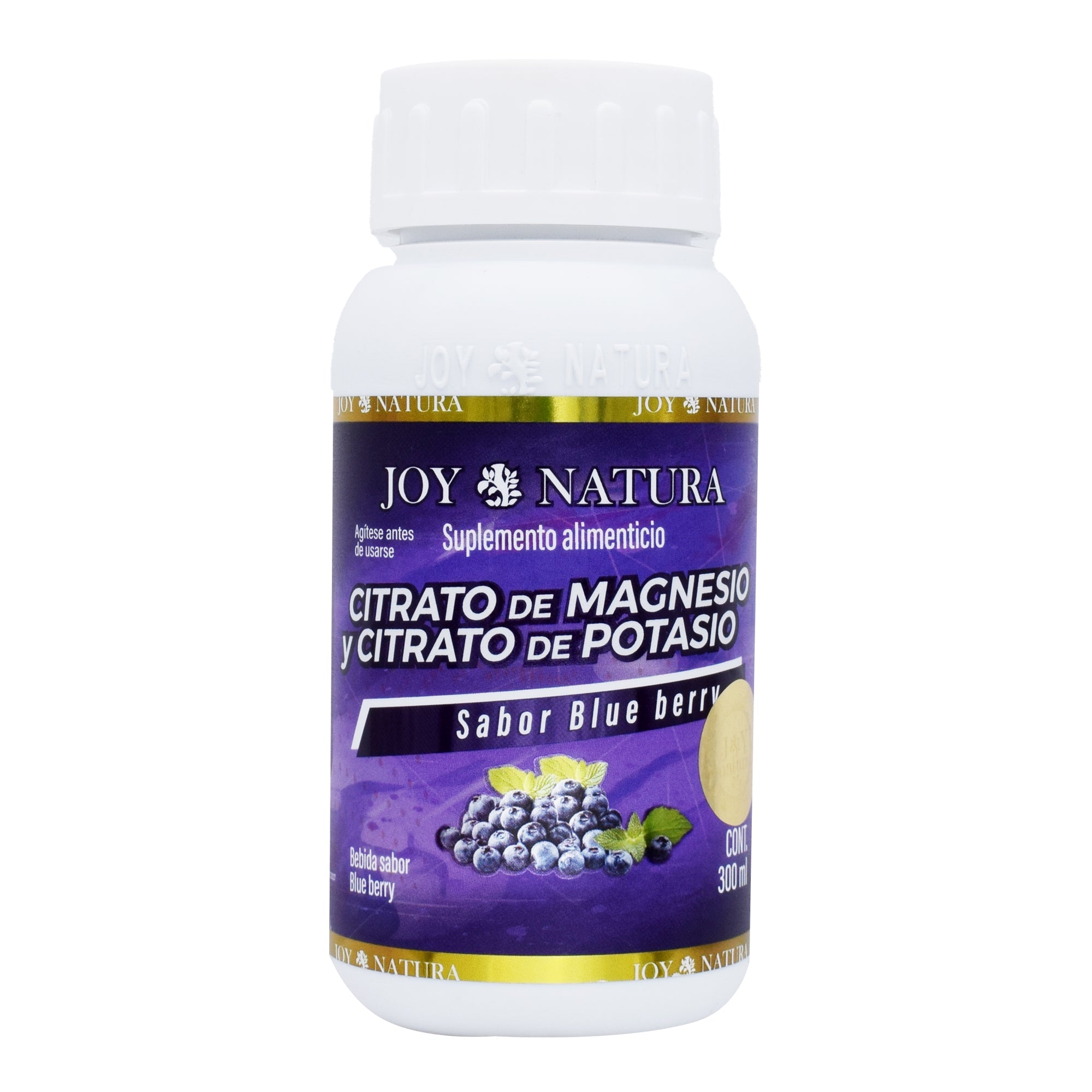 Citrato De Magnesio Y Citrato De Potasio Blueberry 300 Ml