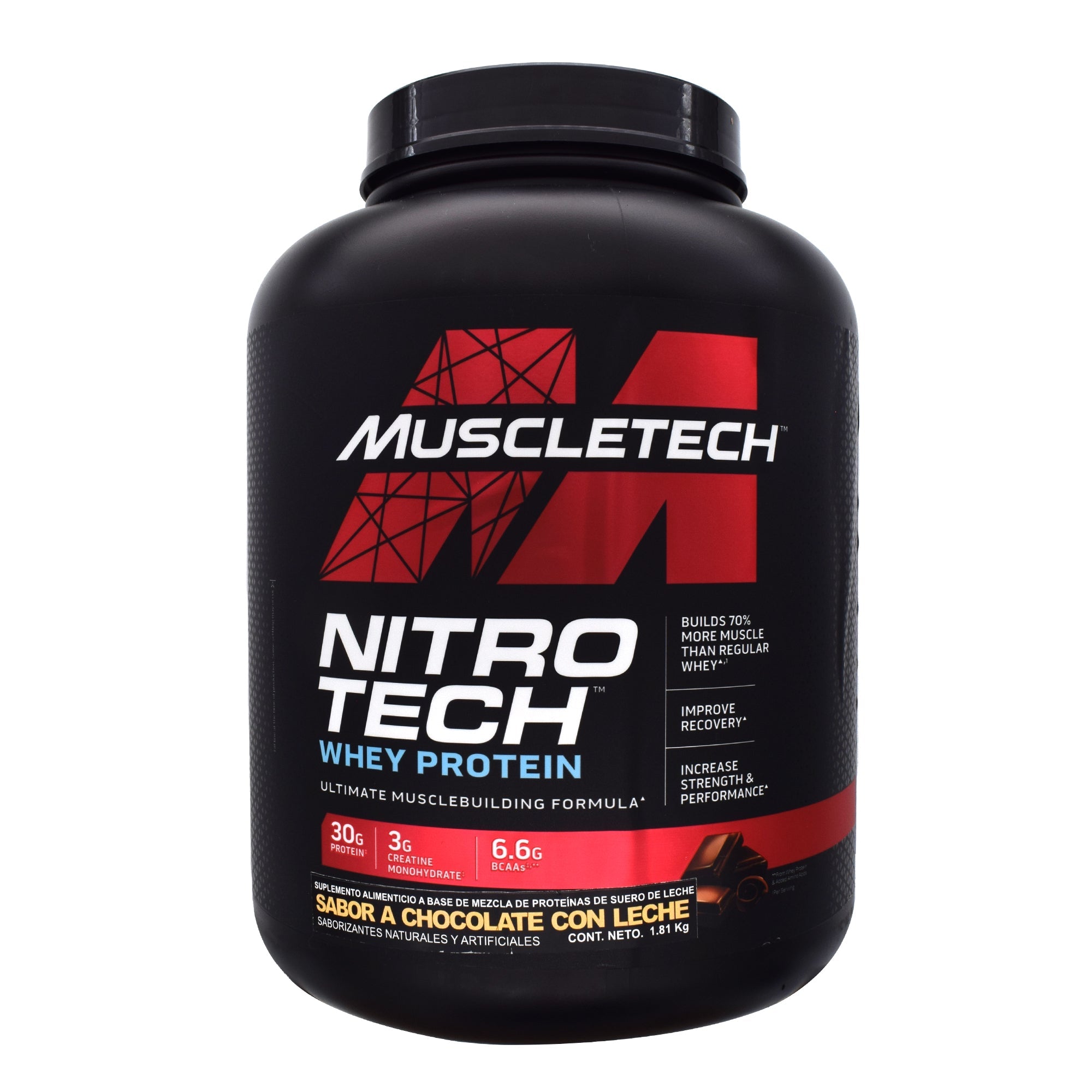 Mt Nitro Tech Whey Protein Chocolate 4 Lb