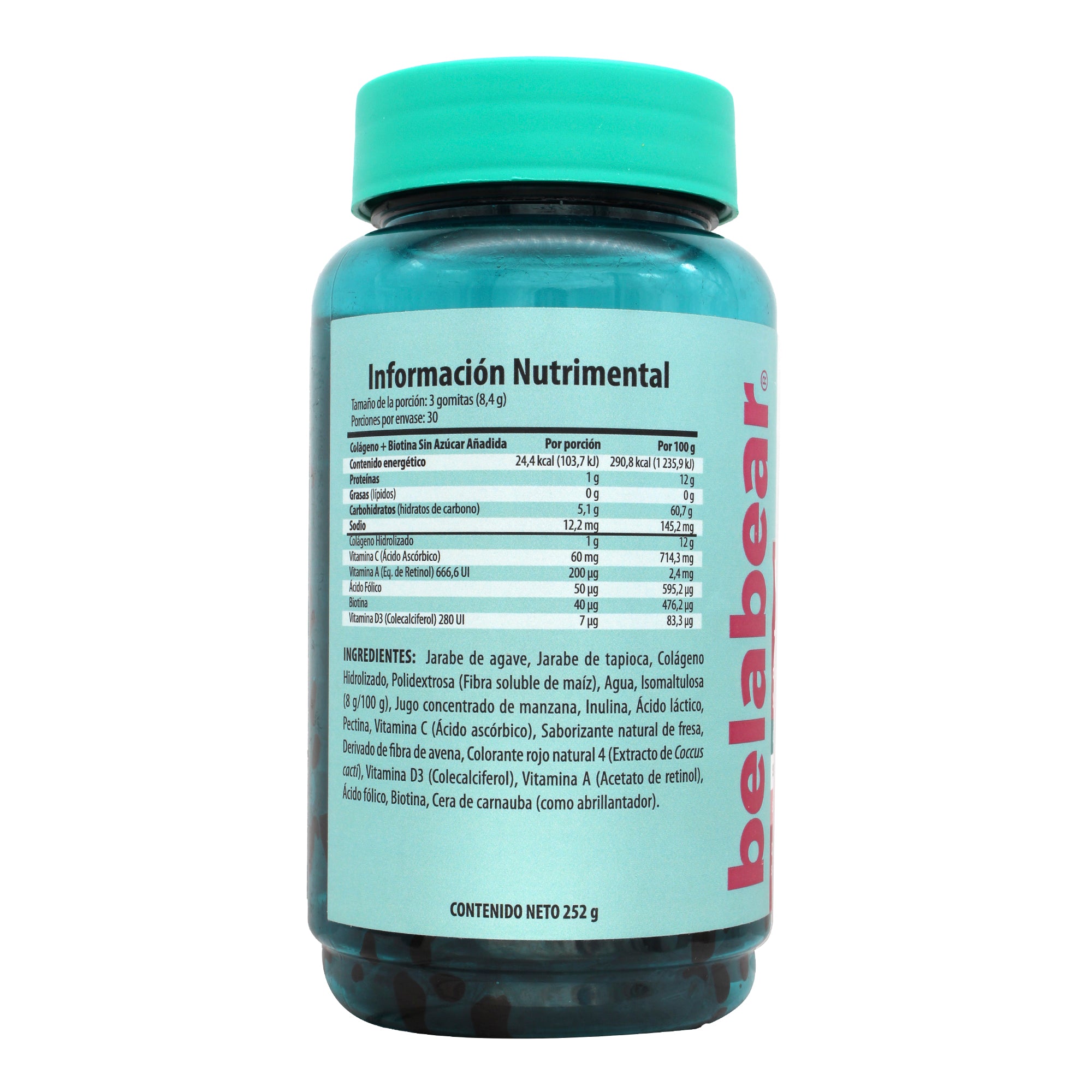 Colageno Biotina Fresa 90 Gomitas