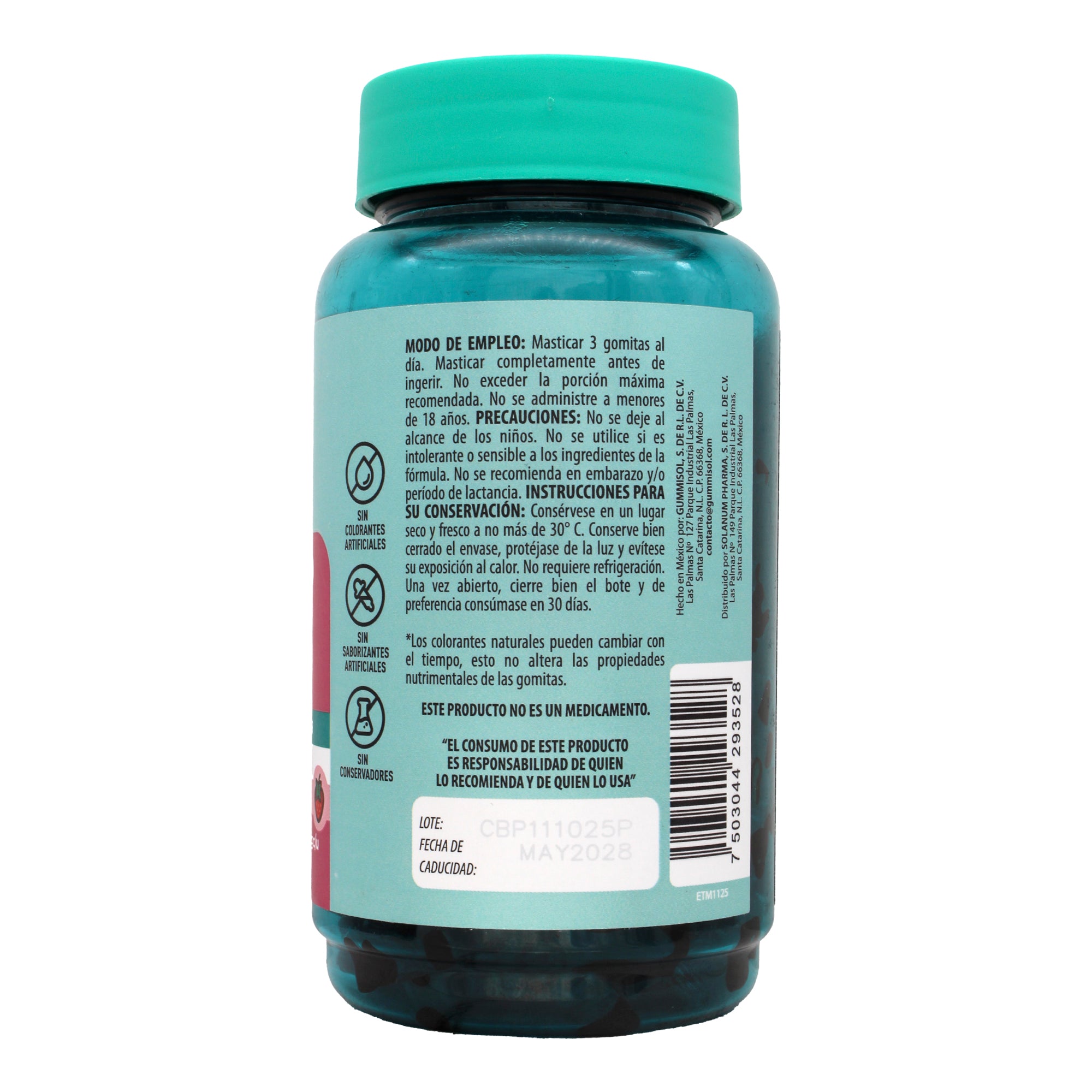 Colageno Biotina Fresa 90 Gomitas
