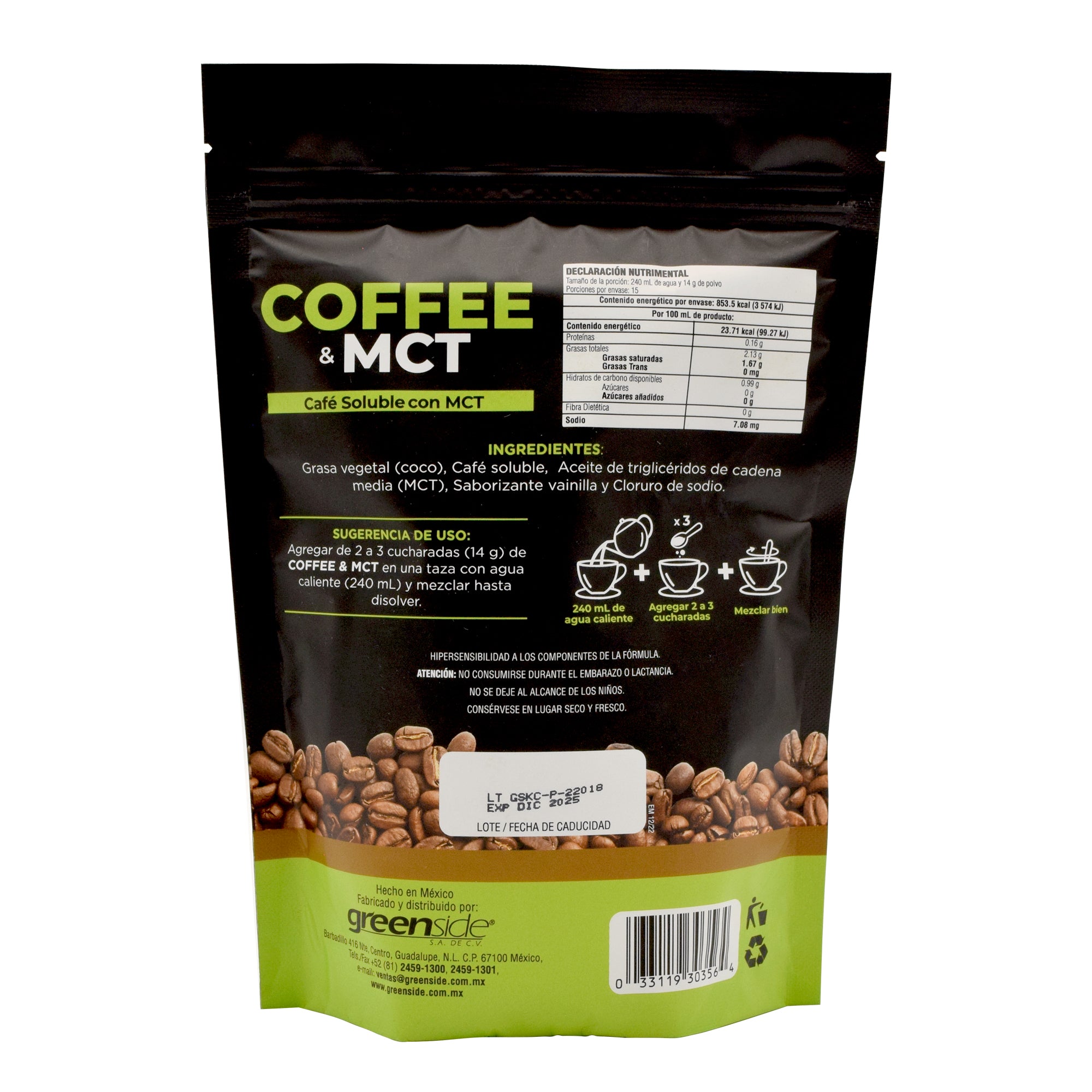 CAFE SOLUBLE CON MCT 210 G