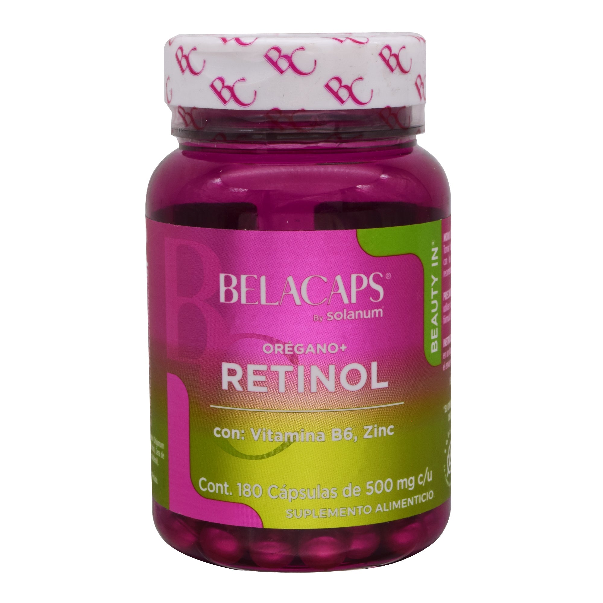 Oregano retinol vitamina b6 zinc 180 cap