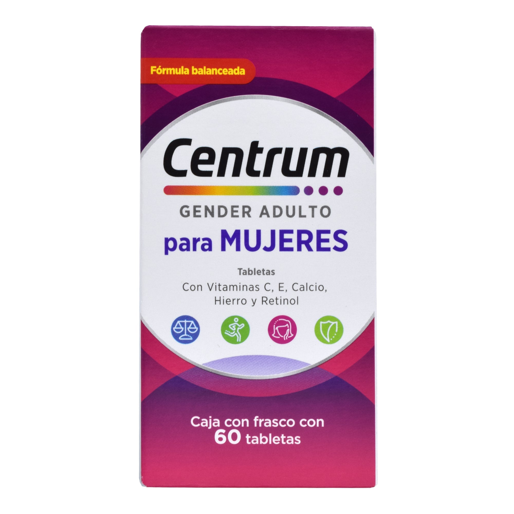 Centrum Multivitaminico Gender Mujeres 60 Tab