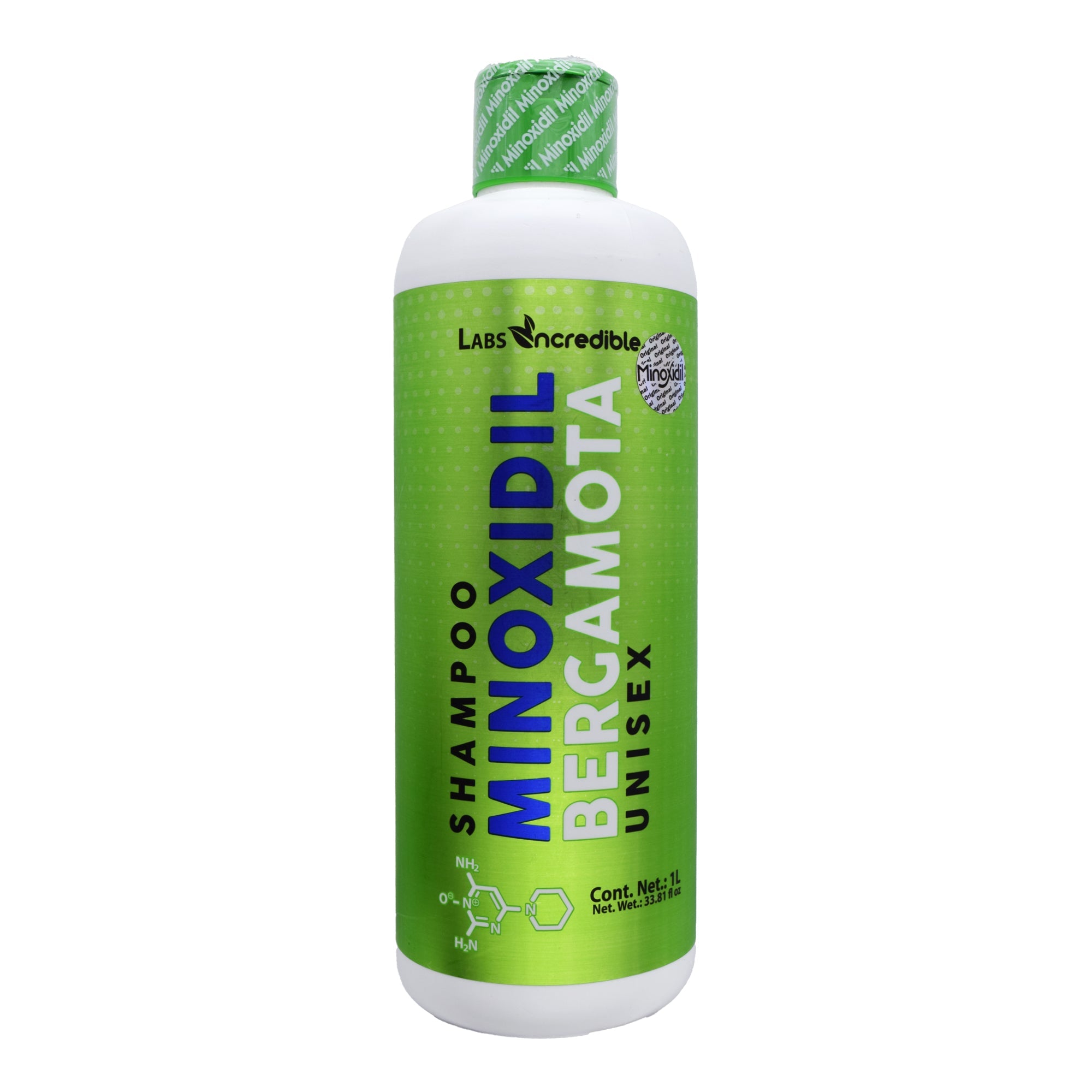 Shampoo Minoxidil Bergamota Unisex 1 L
