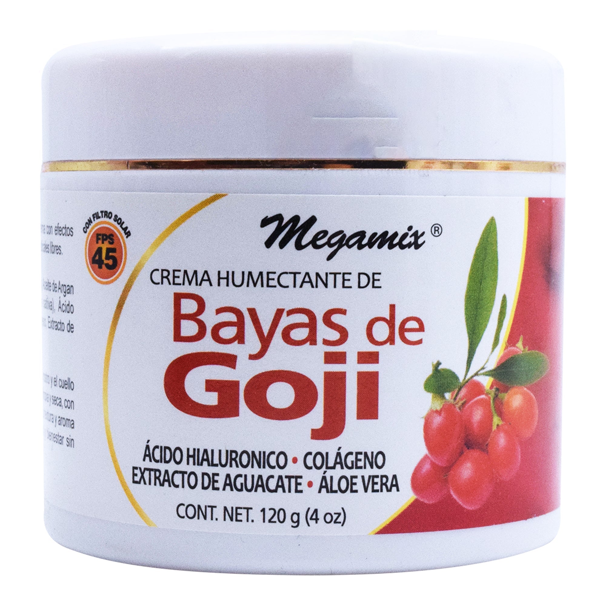 Crema Humectante De Bayas De Goji 120 G